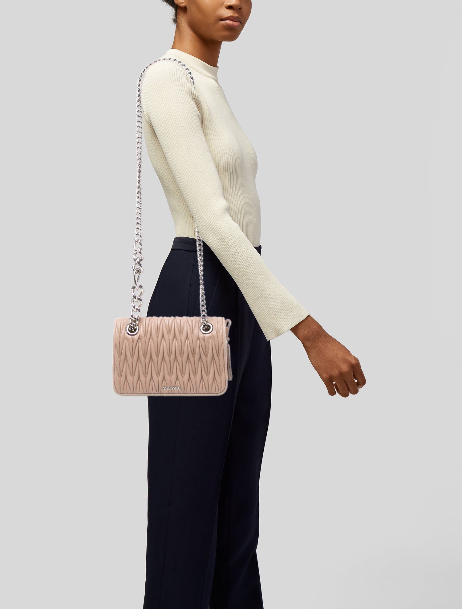 Miu Miu Quilted Shoulder Bag