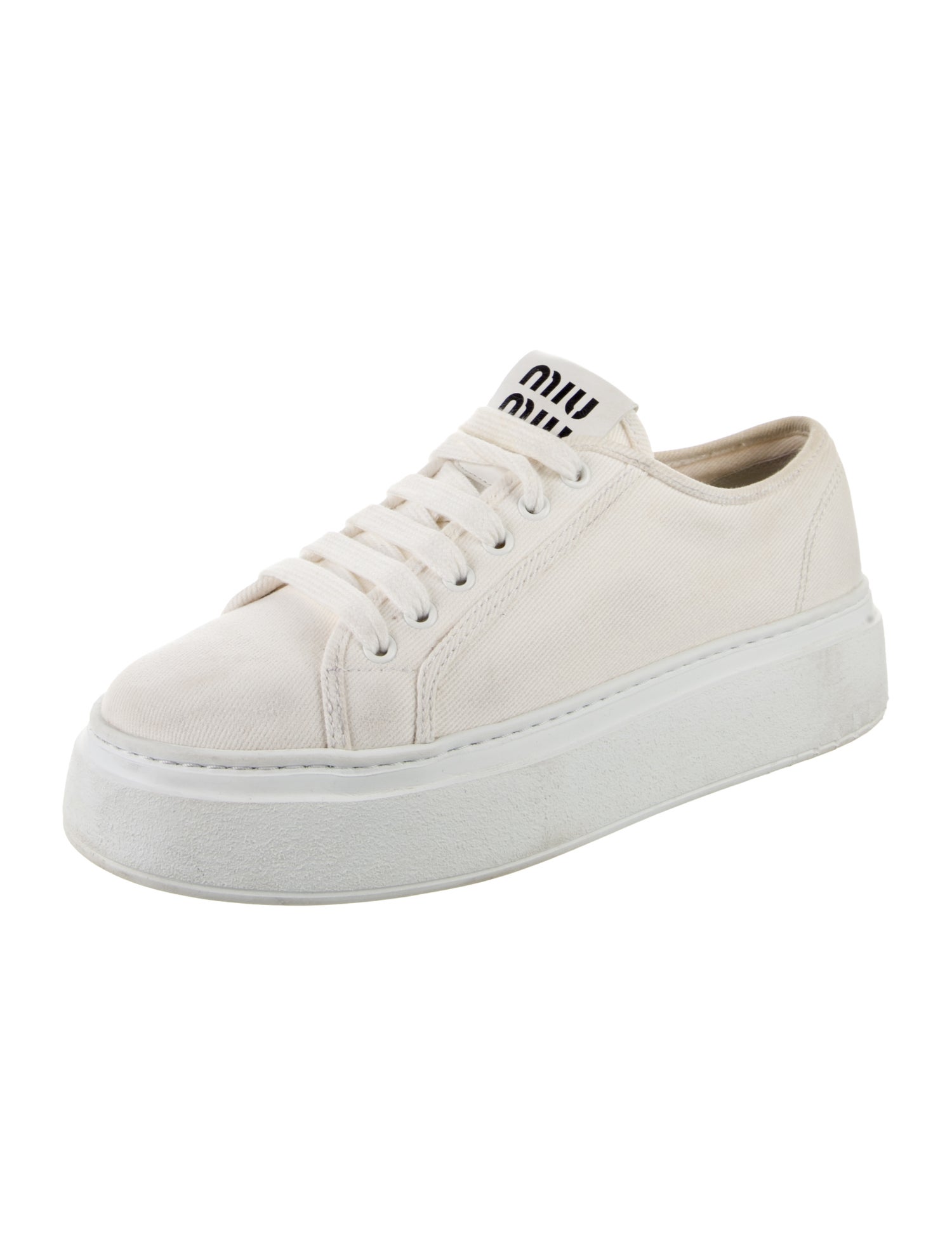 Miu Miu Canvas Sneakers