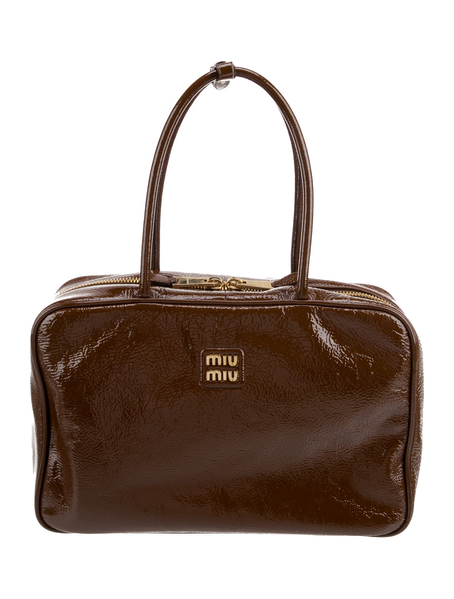 Miu Miu Patent Leather Shoulder Bag