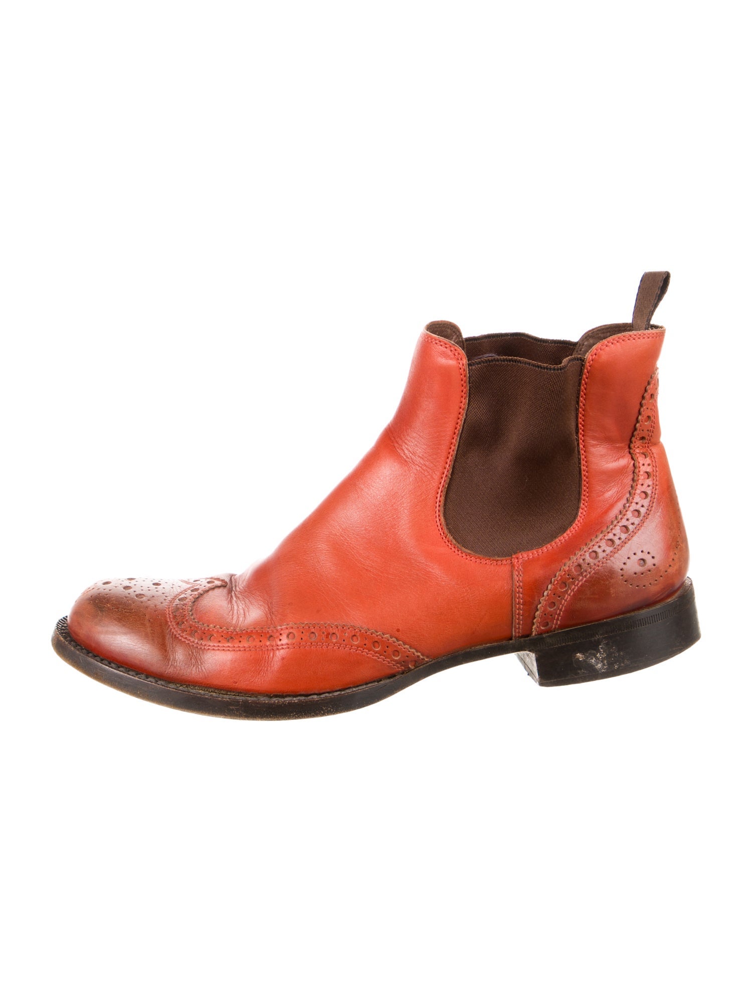 Miu Miu Leather Chelsea Boots