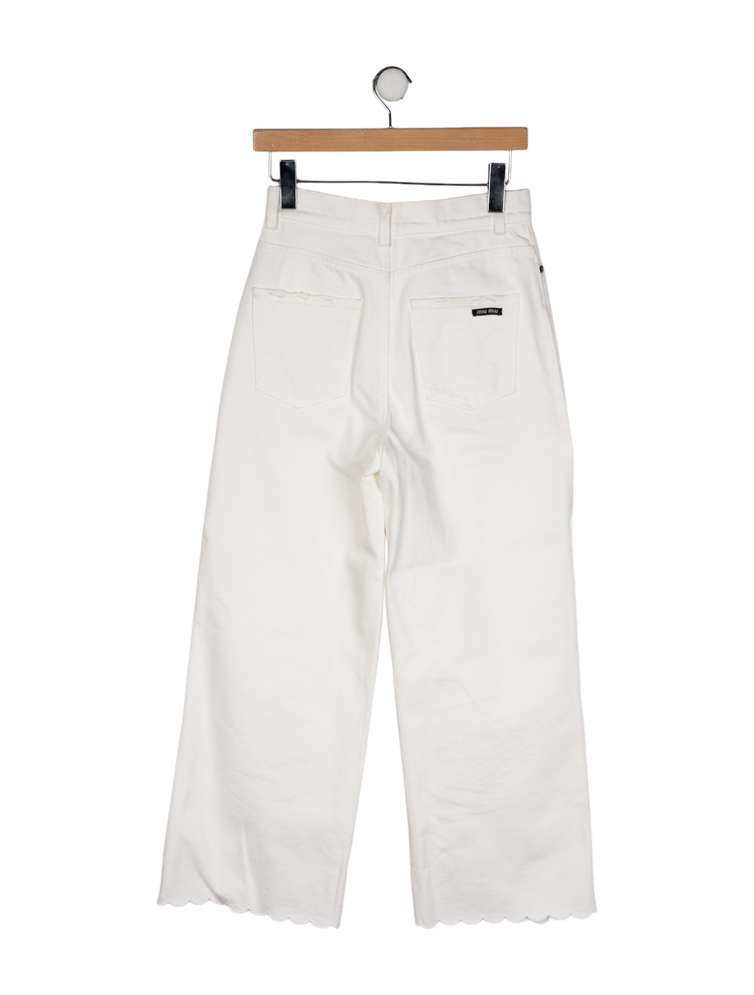 Miu Miu 2020 Wide Leg Jeans