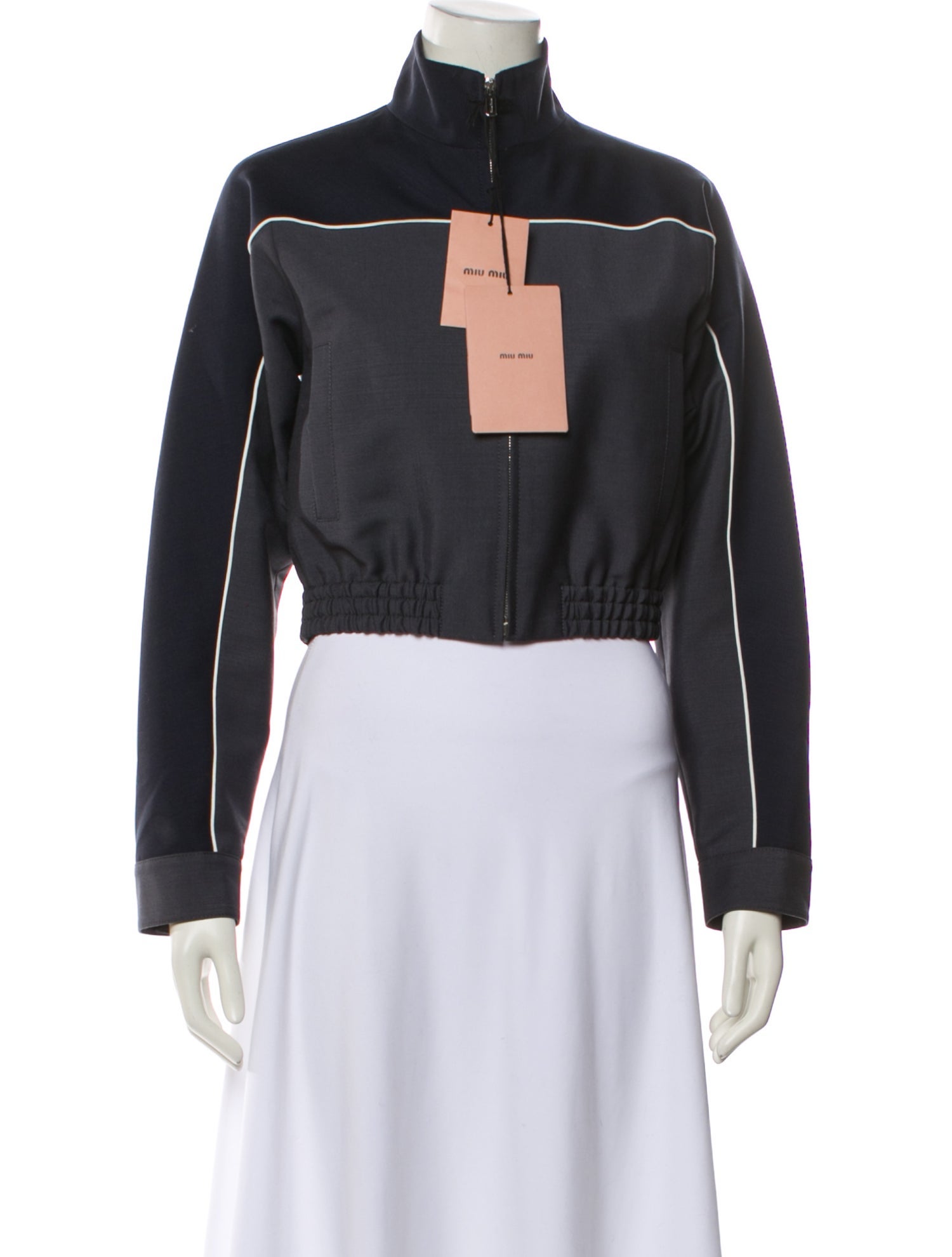 Miu Miu 2025 Mohair Bomber Jacket w/ Tags