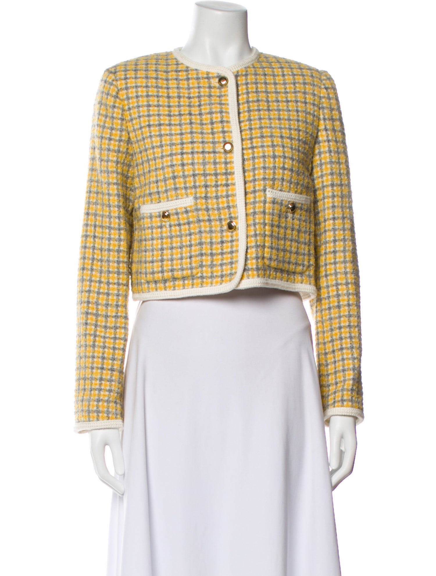 Miu Miu 2023 Tweed Evening Jacket
