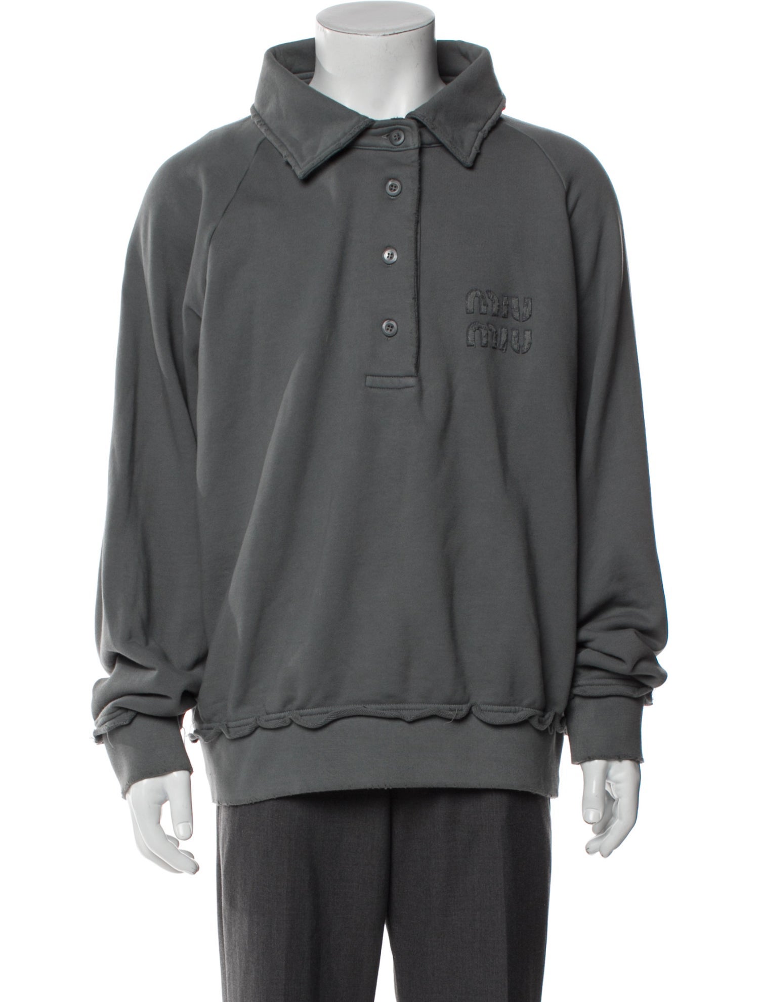 Miu Miu 2024 Crew Neck Hoodie w/ Tags