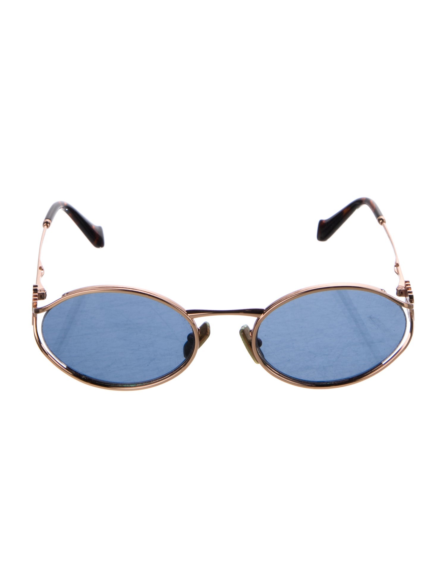 Miu Miu Round Tinted Sunglasses