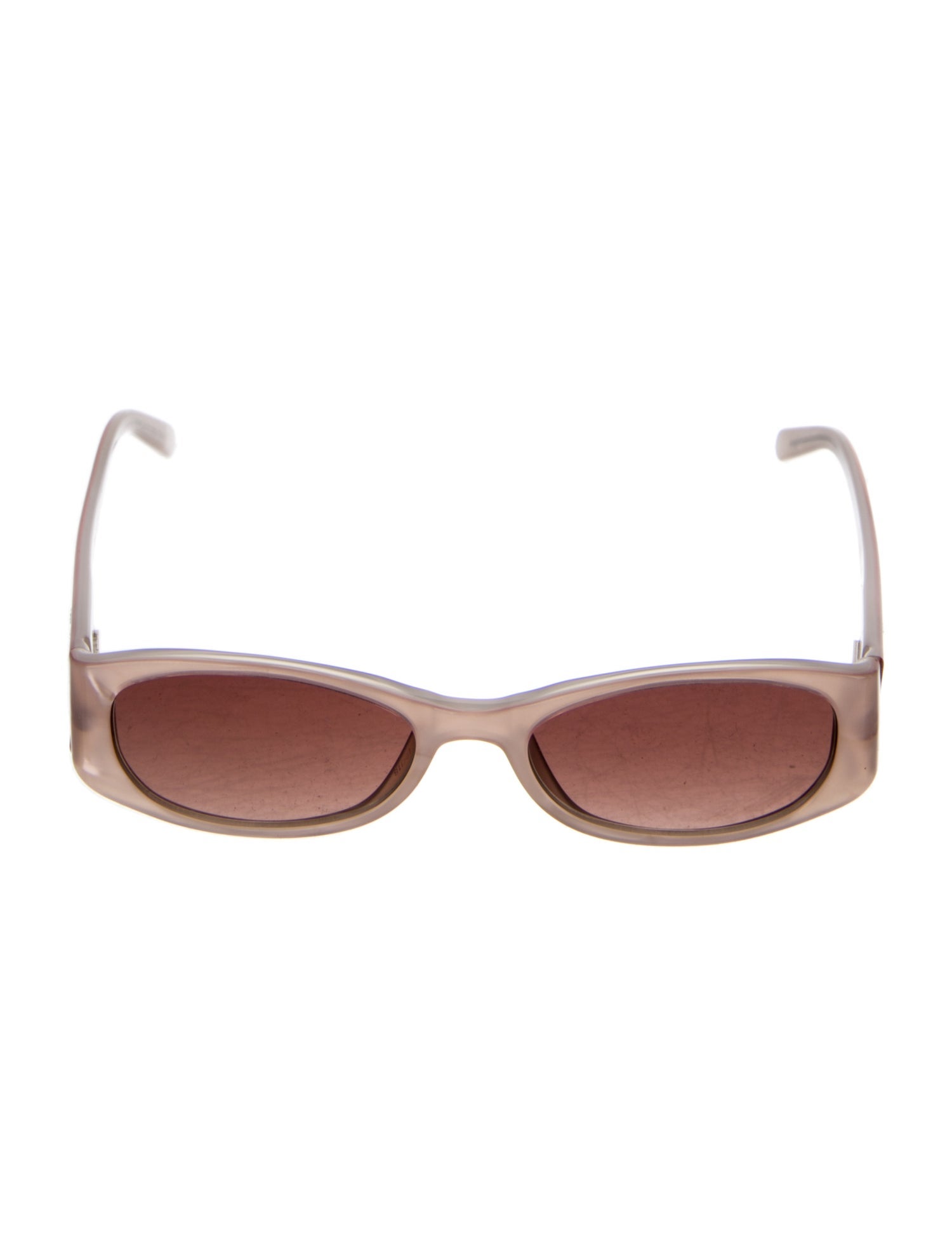 Miu Miu Narrow Tinted Sunglasses