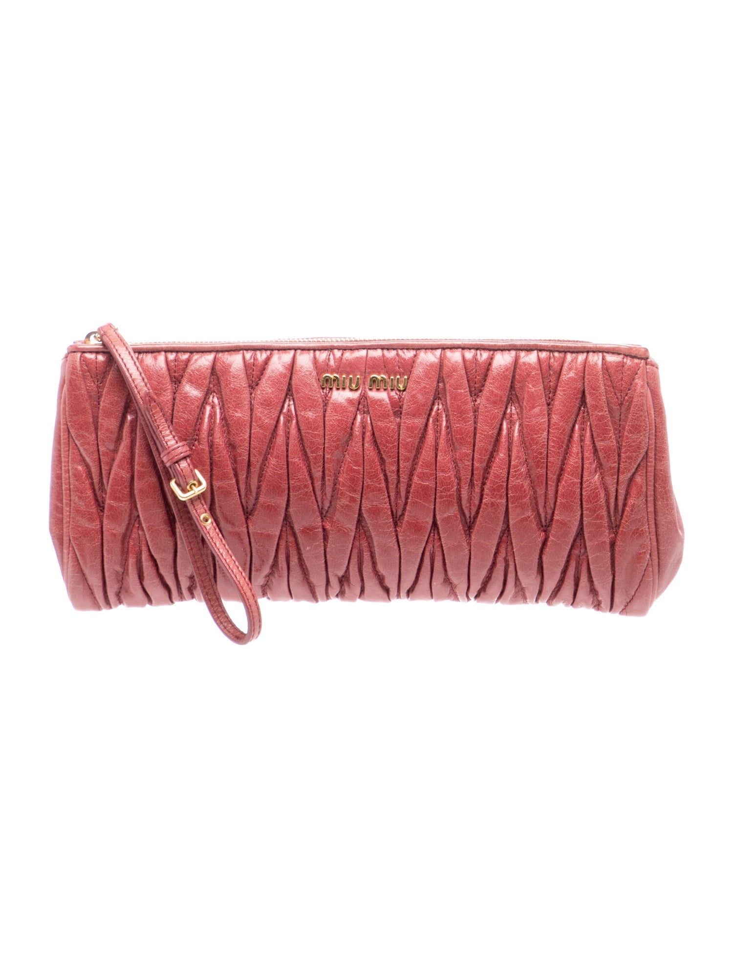 Miu Miu Leather Clutch