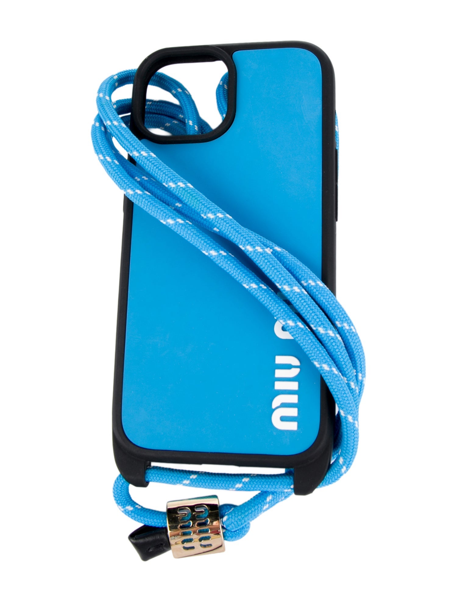 Miu Miu rubber logo phone case