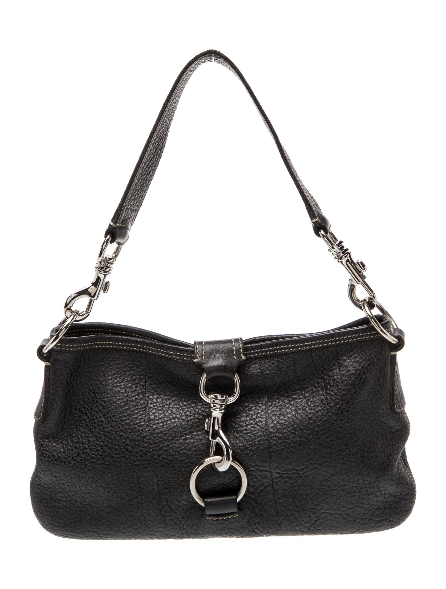 Miu Miu Archive 2006 Nappa Leather Shoulder Bag - Brown Shoulder