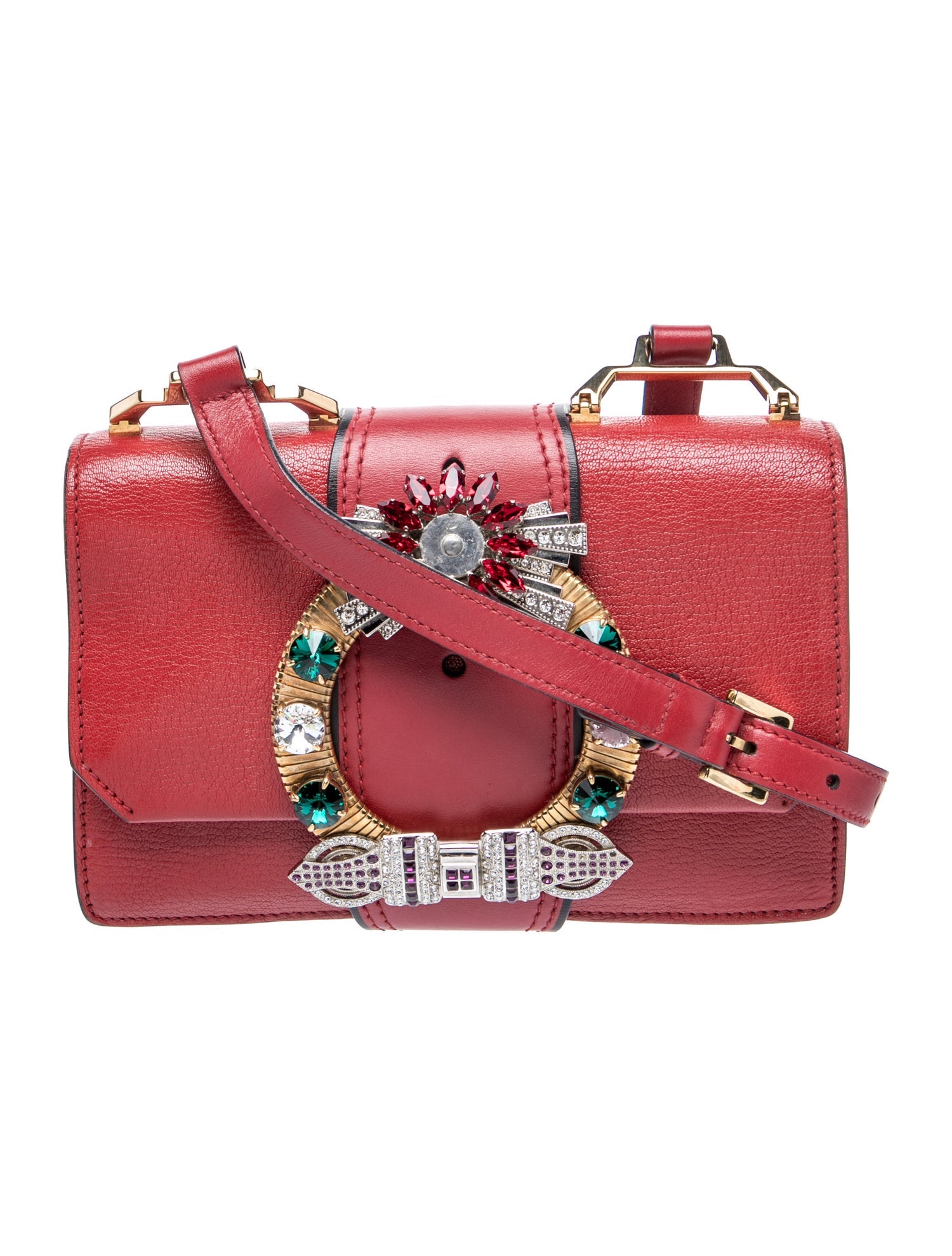 Miu Miu Goat Leather Crossbody Bag