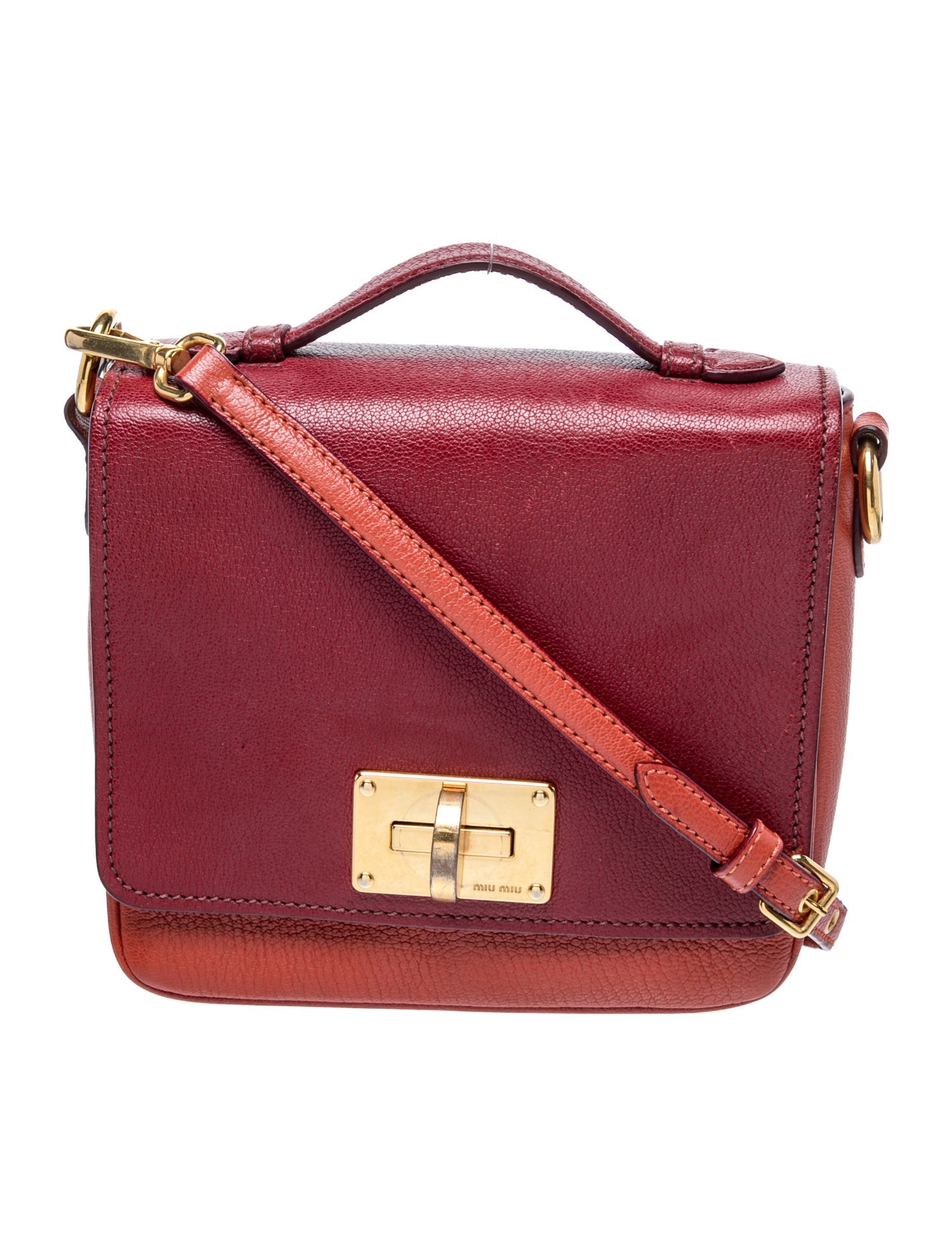 Miu Miu Goat Leather Crossbody Bag