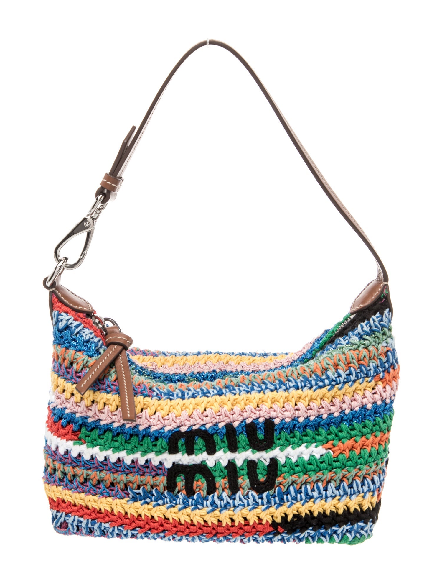 Miu Miu Crochet Pouch Multicolor