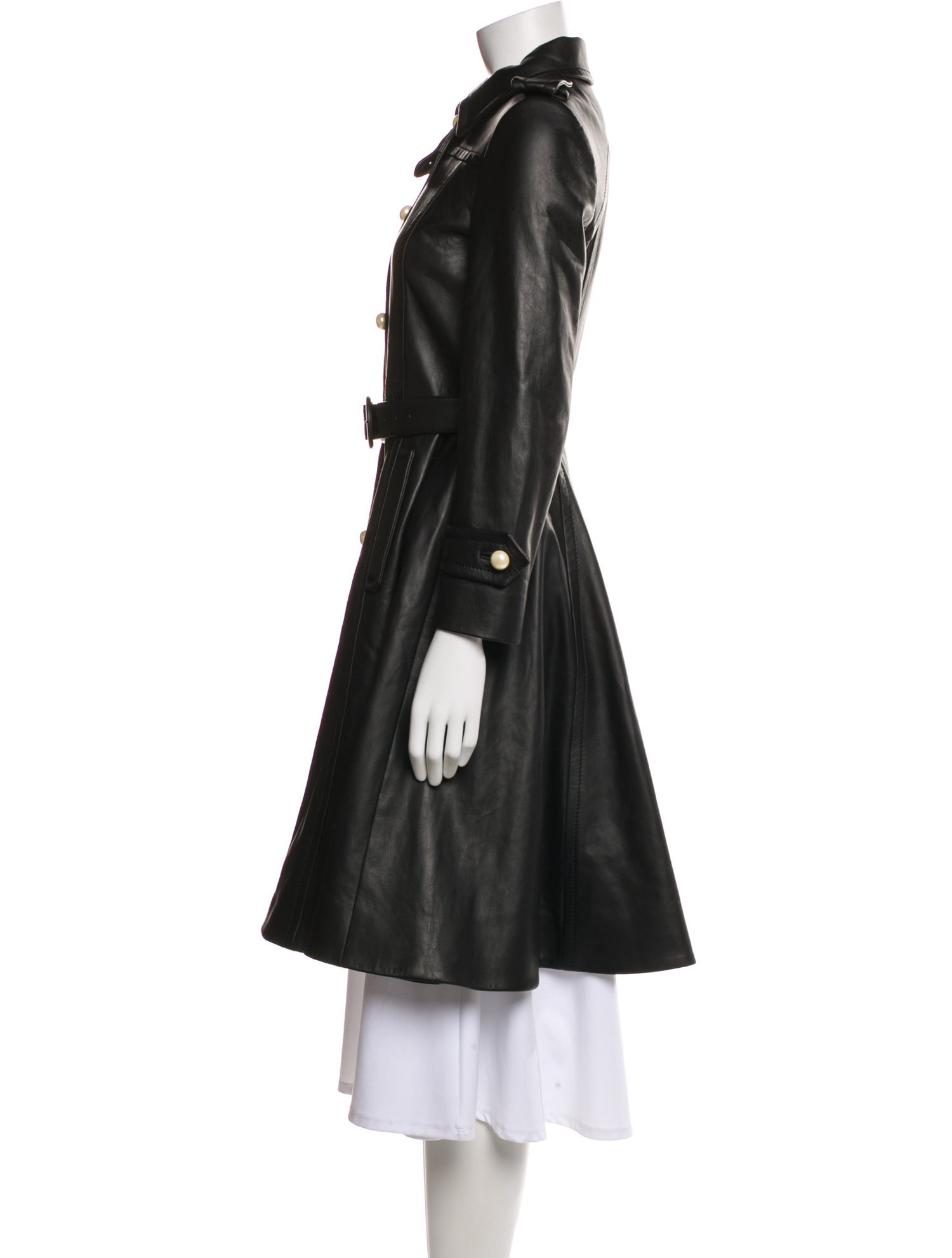 Miu Miu 2010's Lambskin Trench Coat