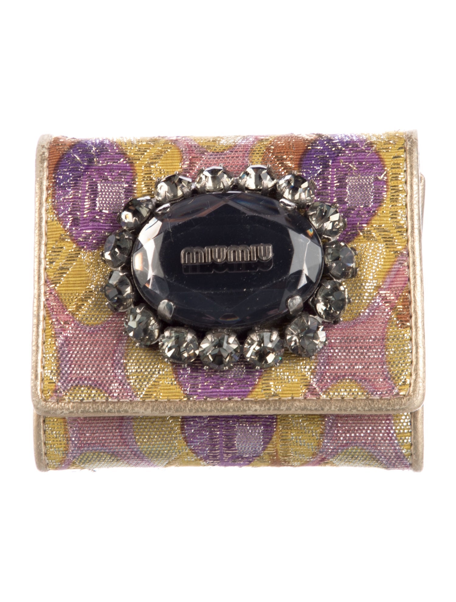 Miu Miu Printed Compact Wallet