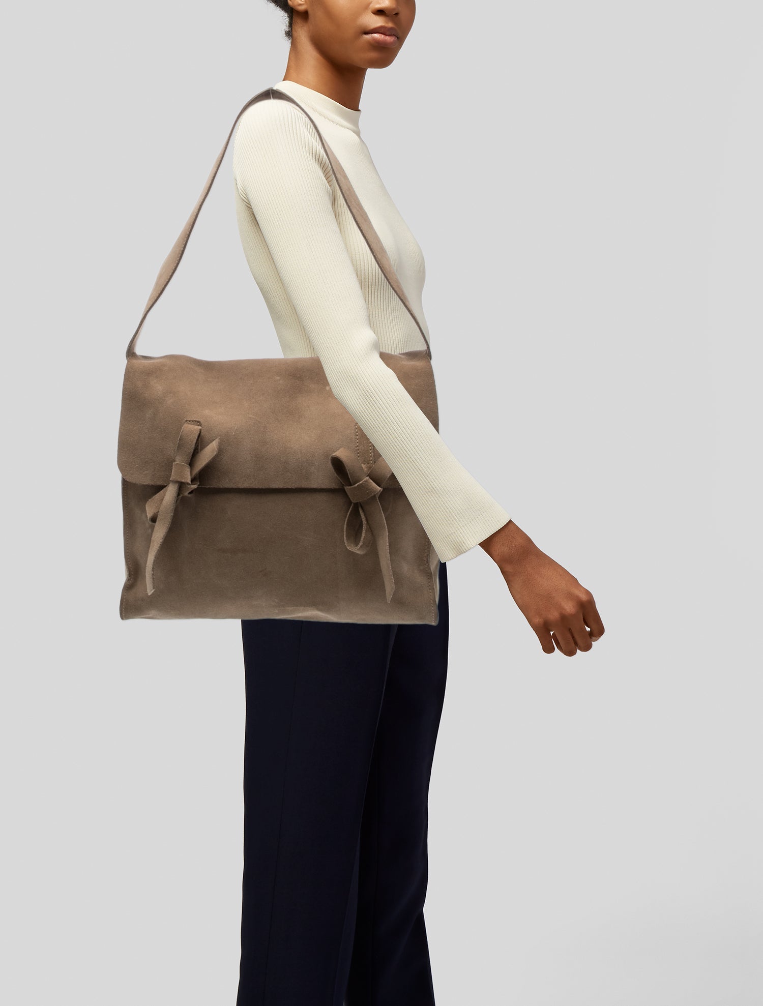 Miu Miu Suede Shoulder Bag