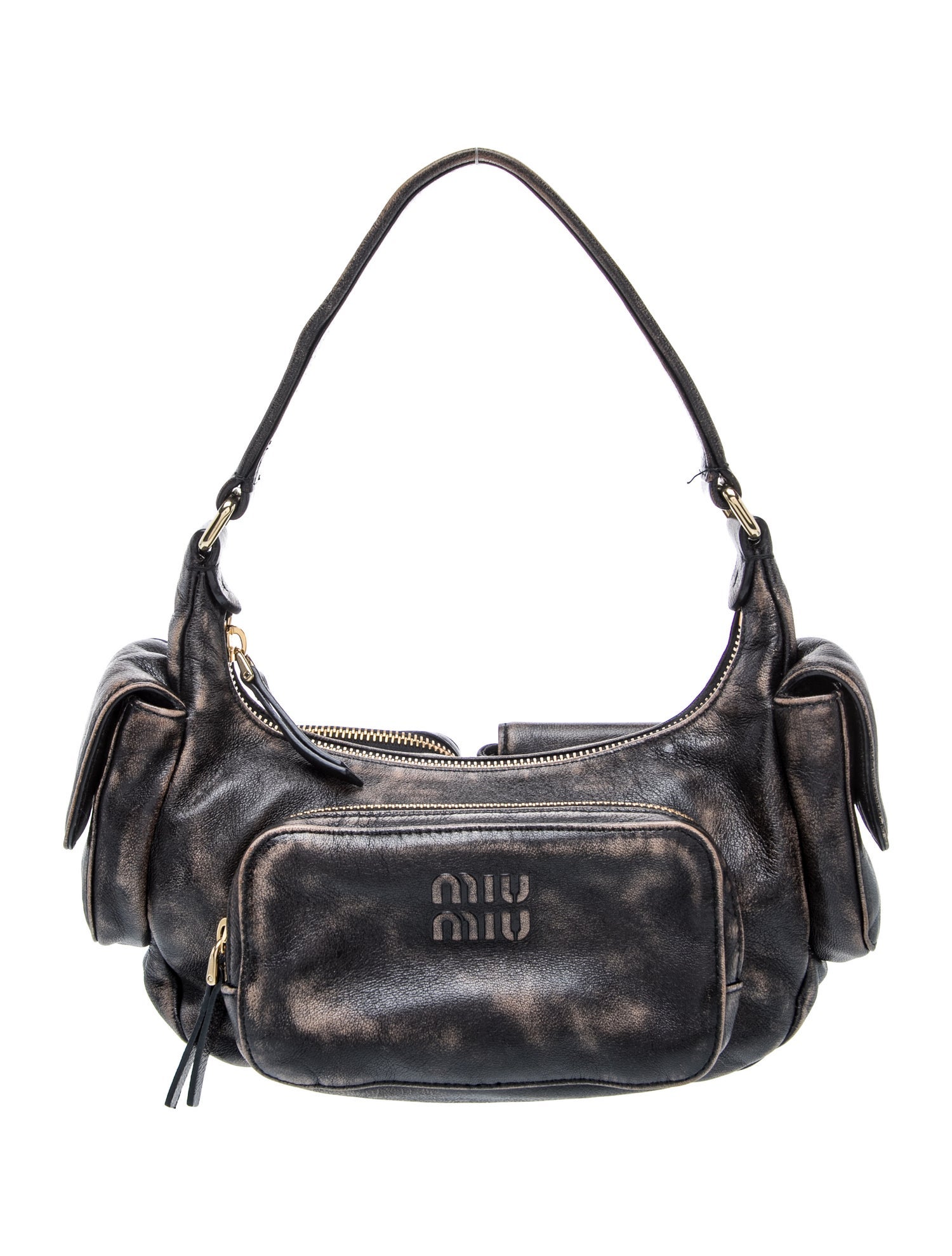 Miu Miu Leather Pocket