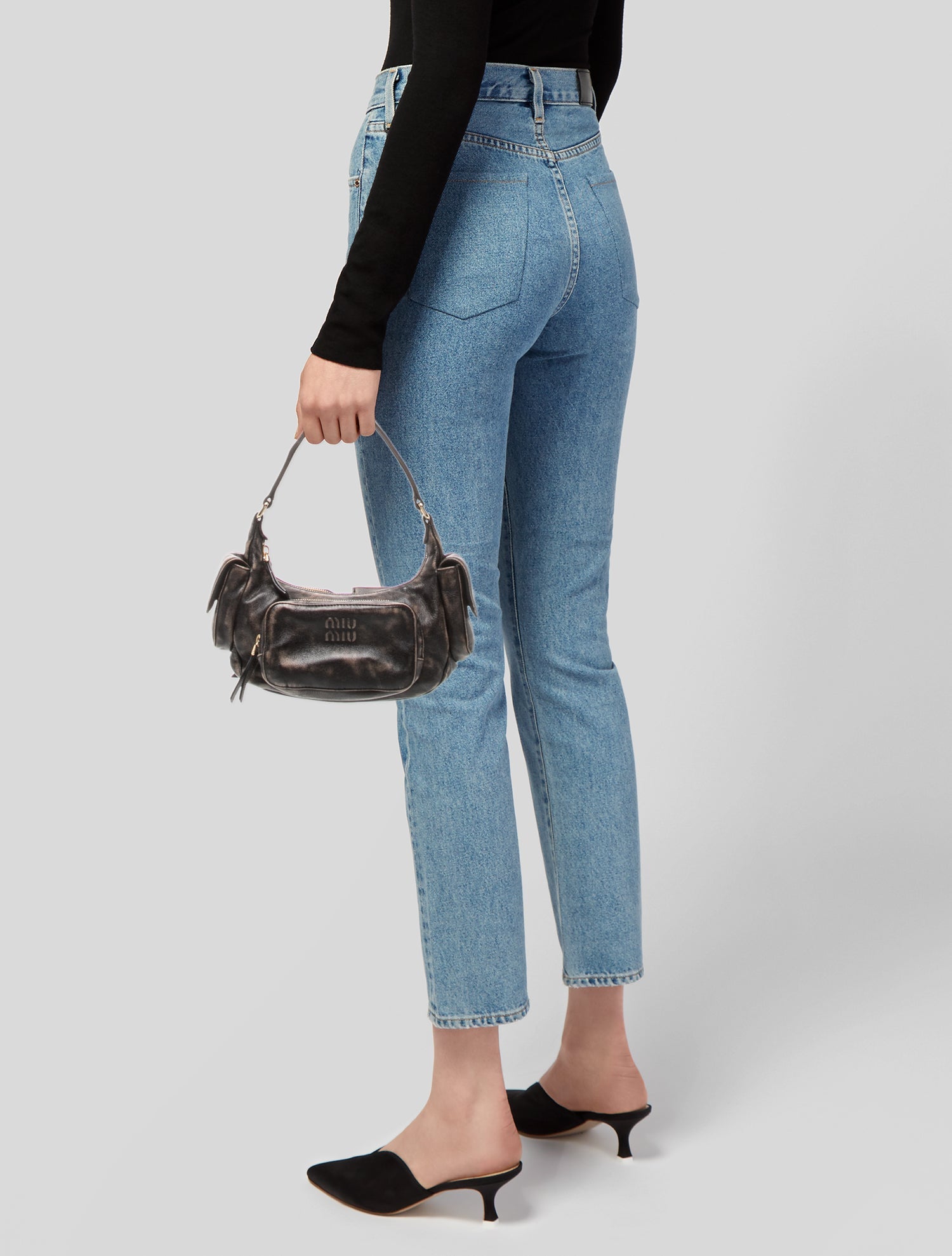 Miu Miu Leather Pocket