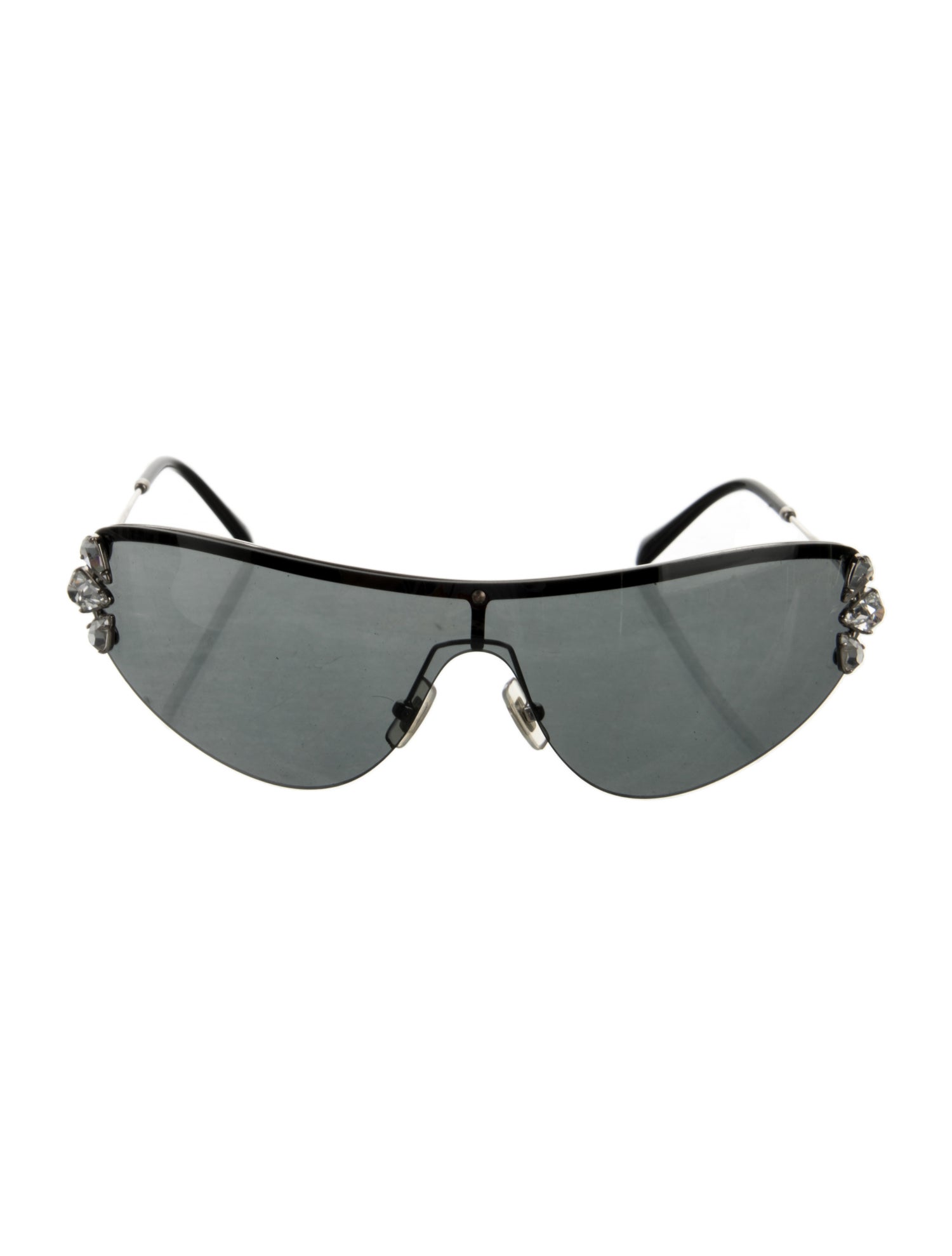 Miu Miu Shield Tinted Sunglasses