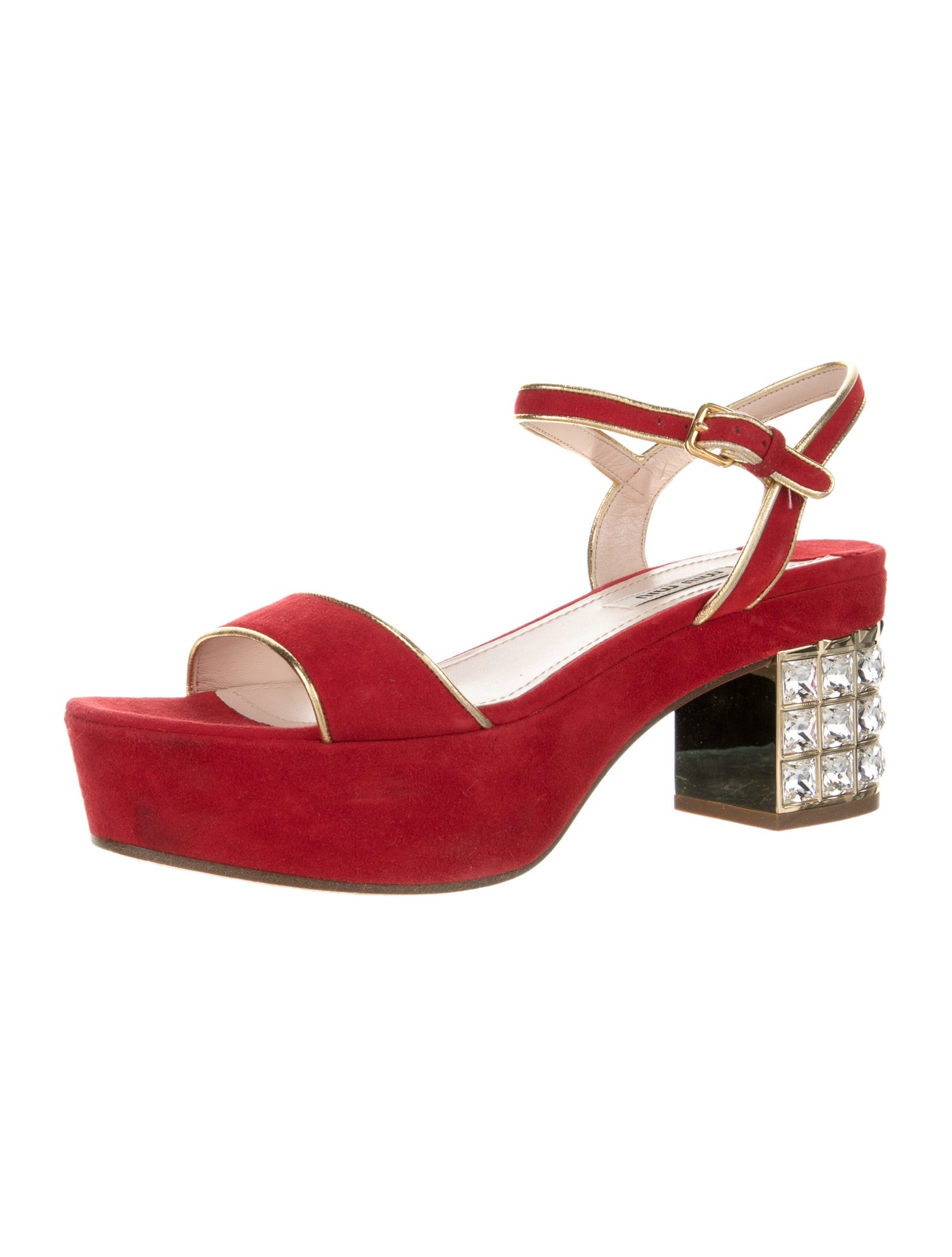 Miu Miu Suede Sandals