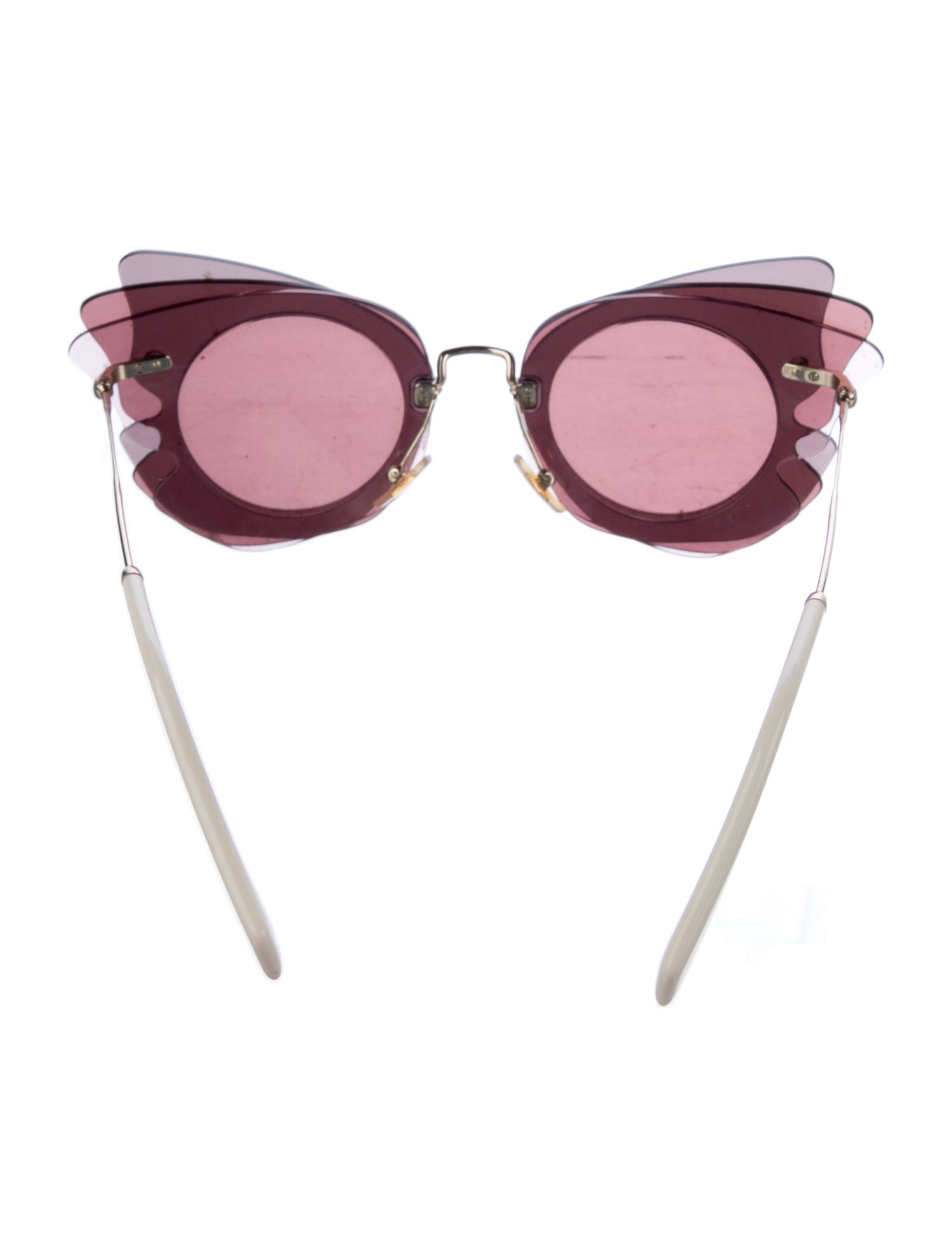 Miu Miu Cat-Eye Tinted Sunglasses