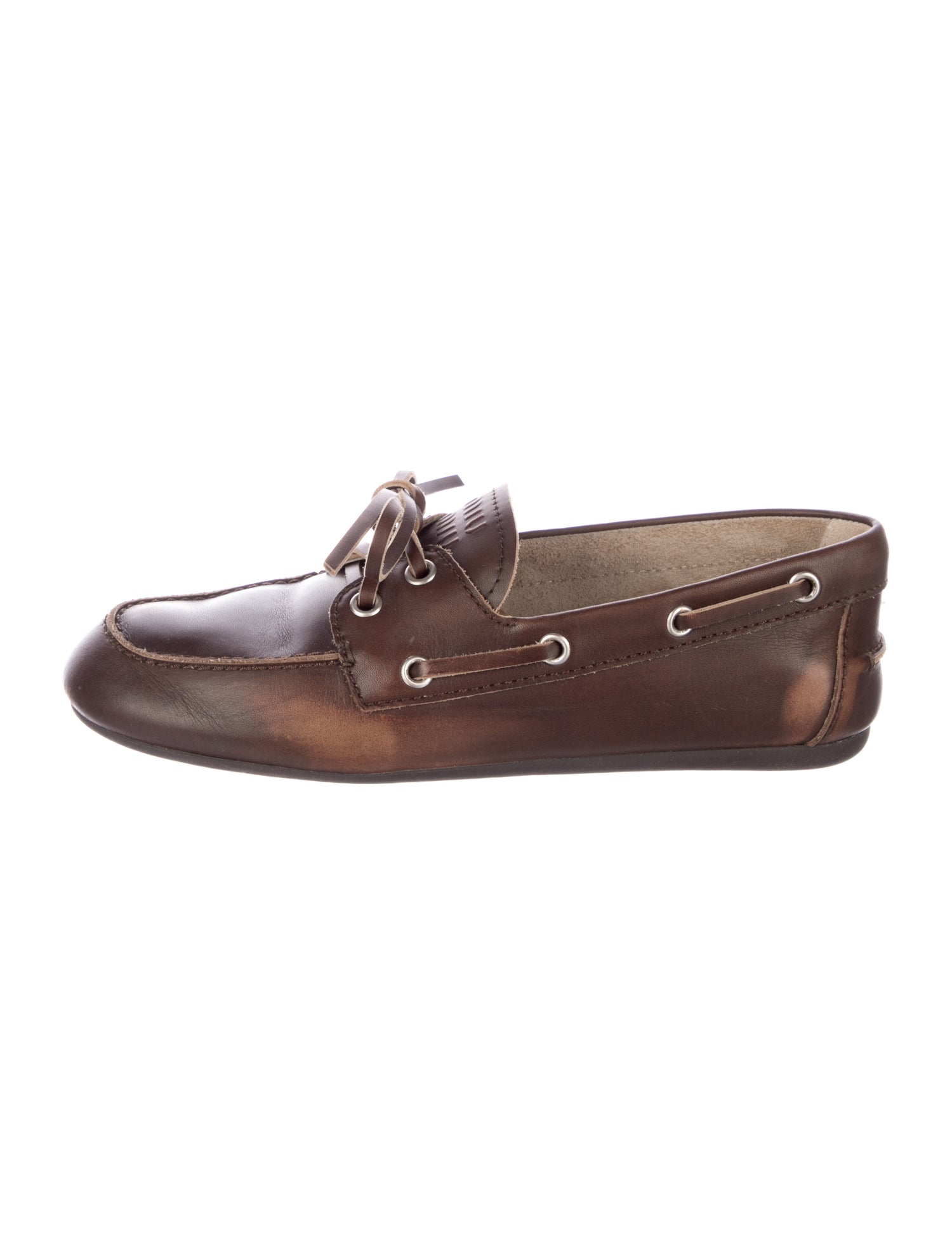 Miu Miu Leather Loafers