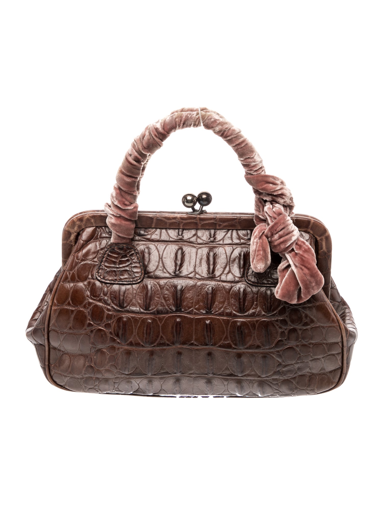 Miu Miu Coccodrillo Top Handle Bag Vintage