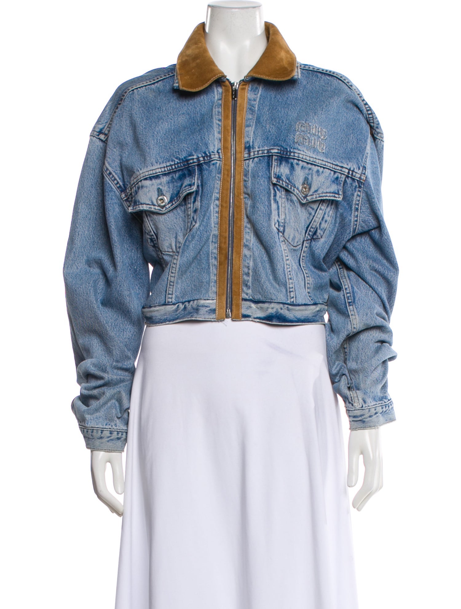 Miu Miu 2024 Upcycled Denim Jacket