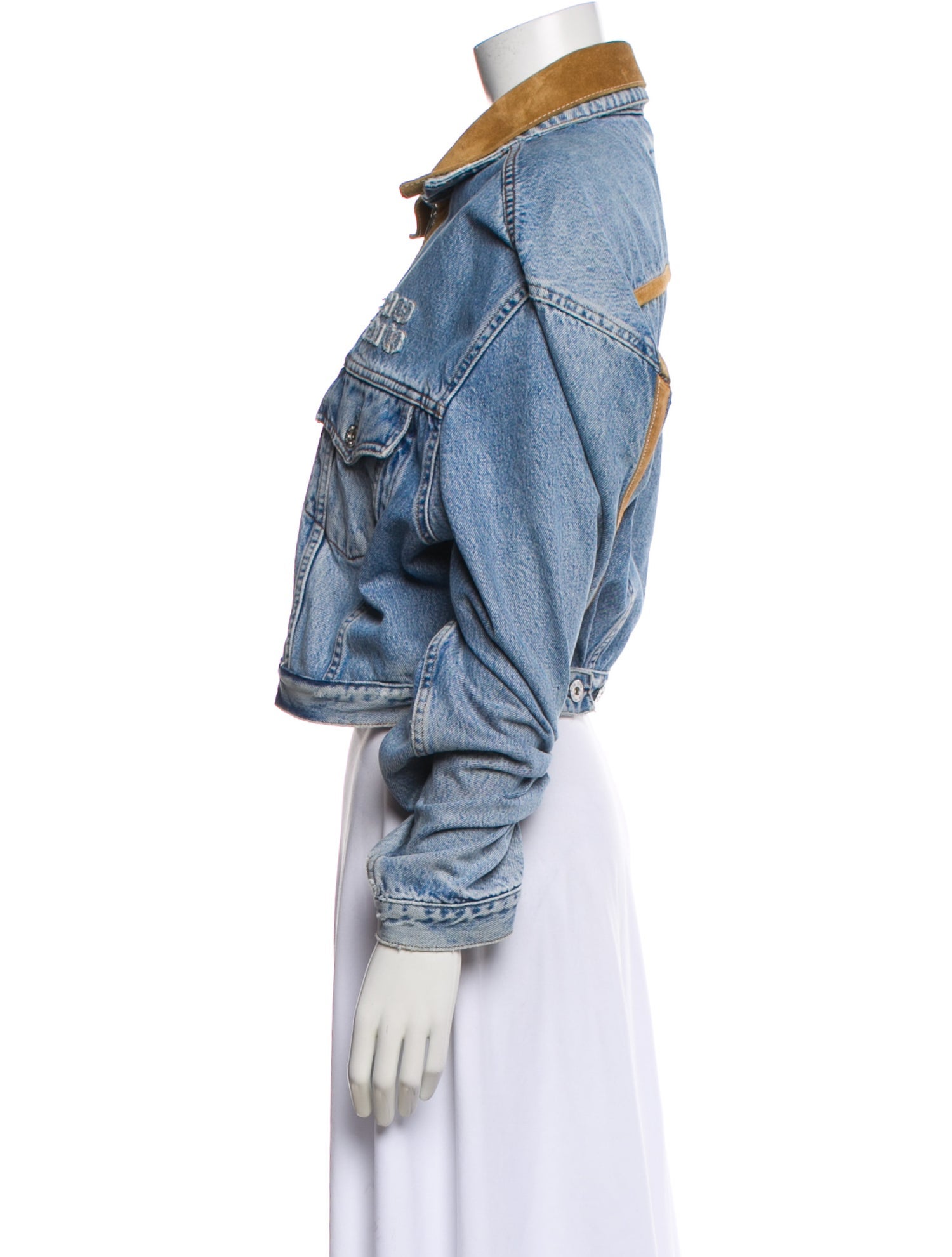 Miu Miu 2024 Upcycled Denim Jacket