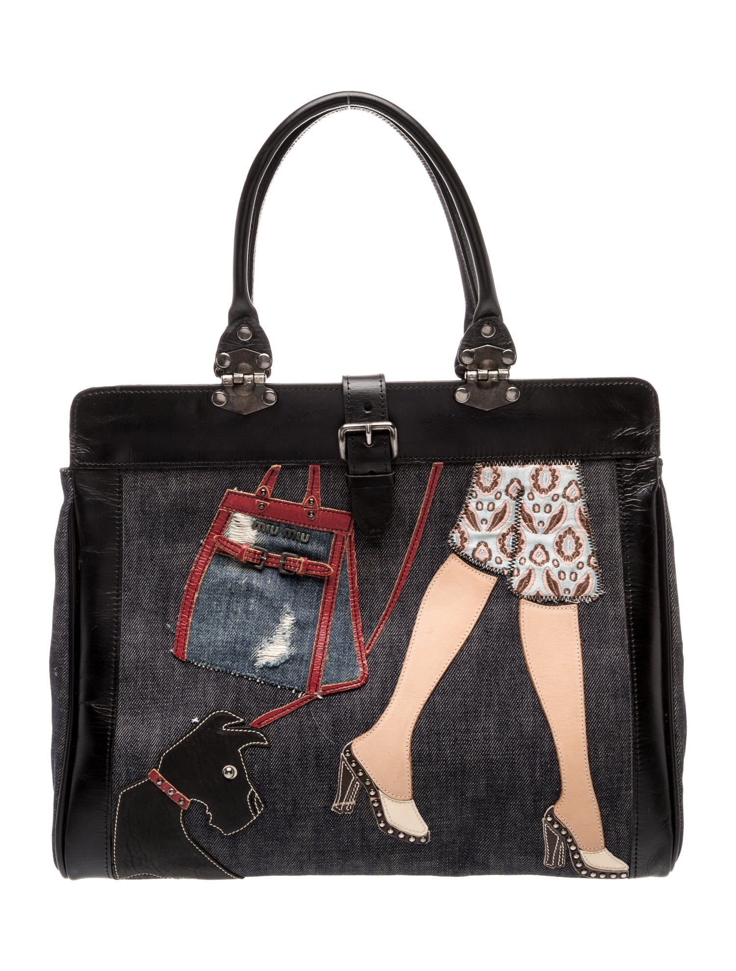 Miu Miu Denim Tote Vintage