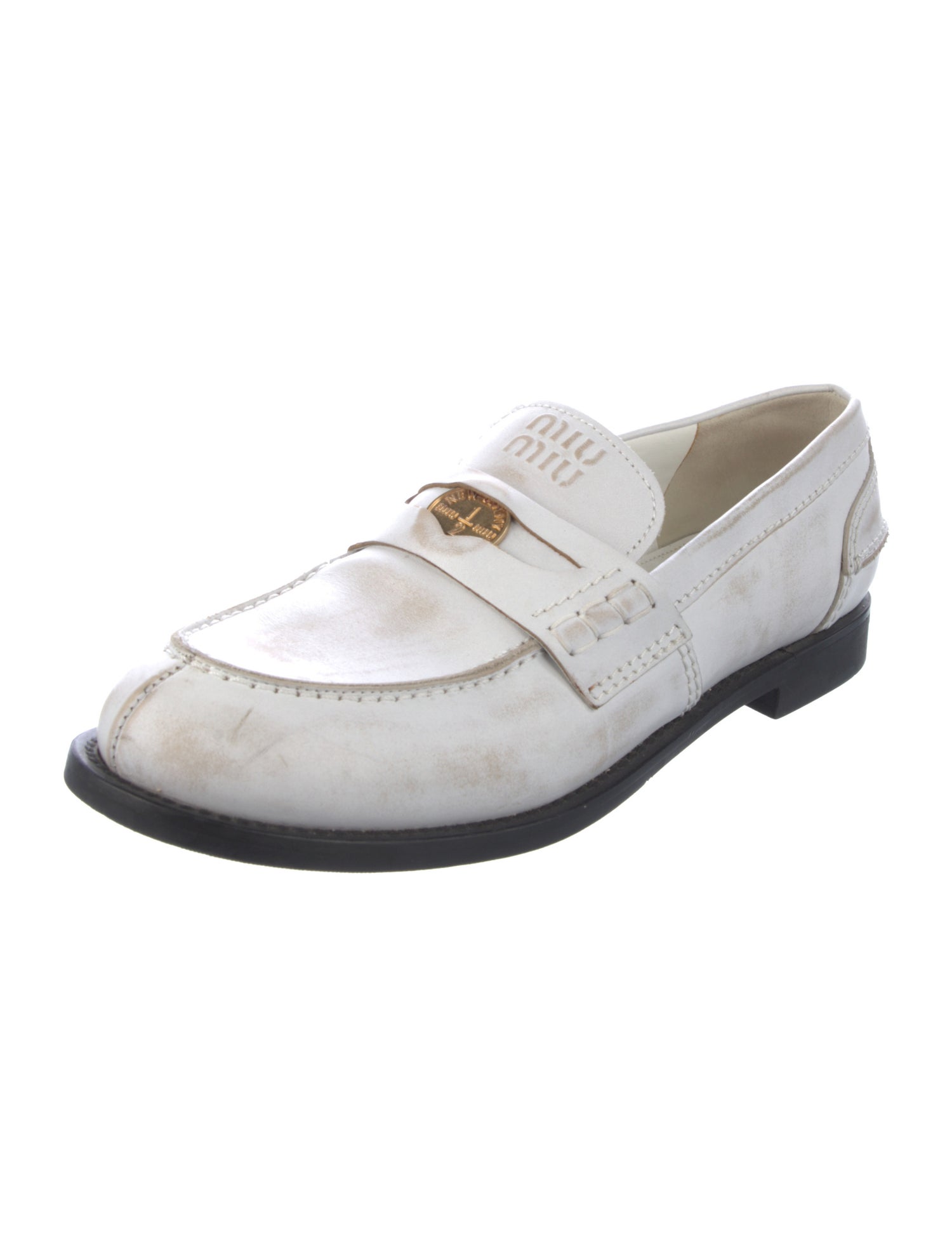 Miu Miu Leather Loafers