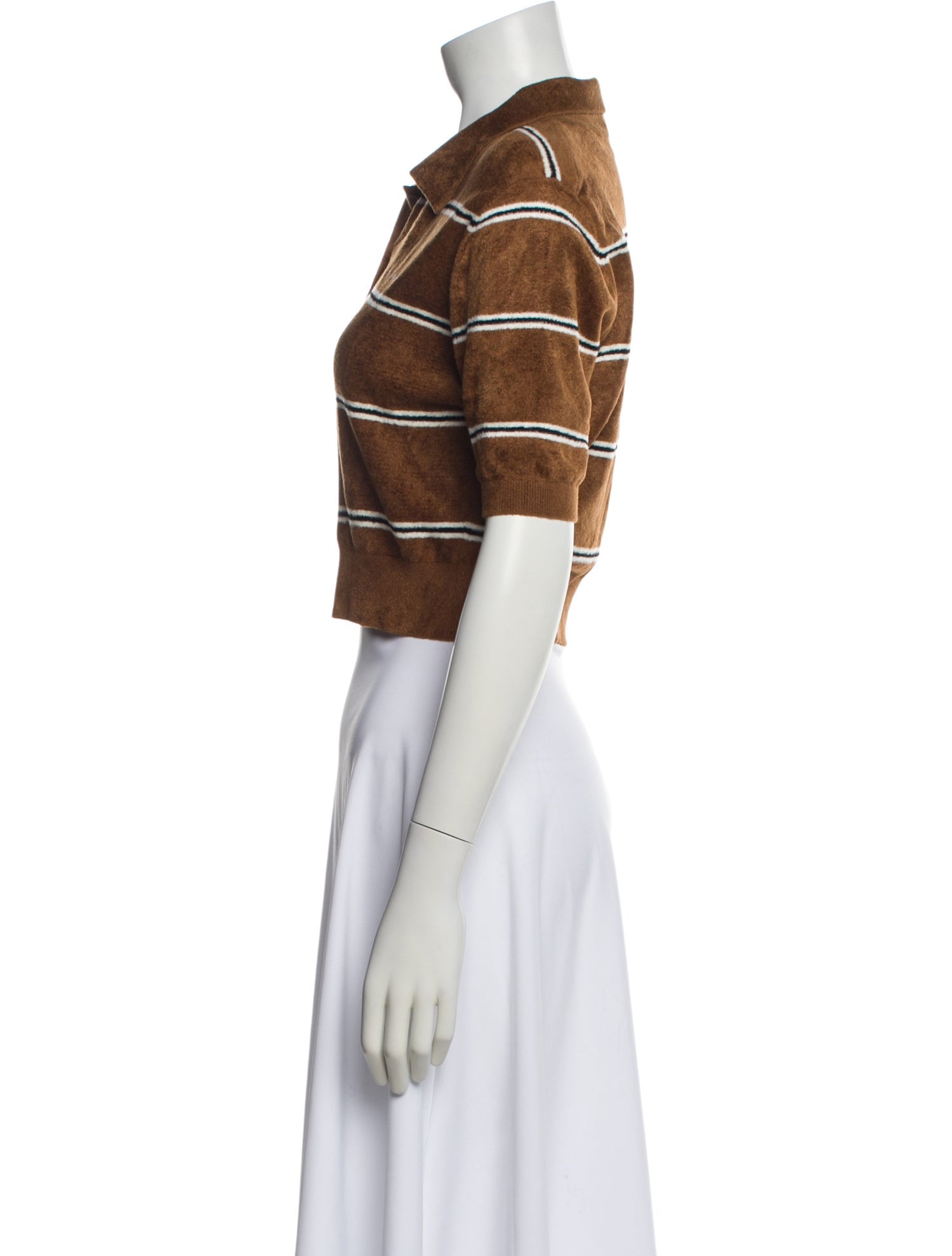 Miu Miu 2025 Velour Crop Top