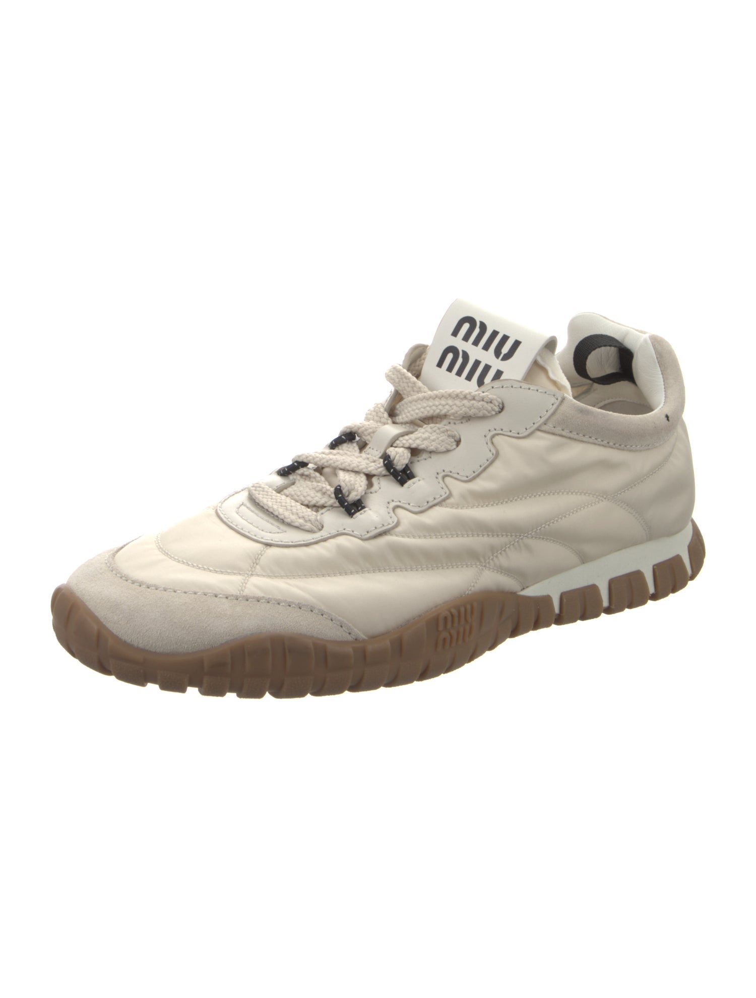 Miu Miu Leather Sneakers