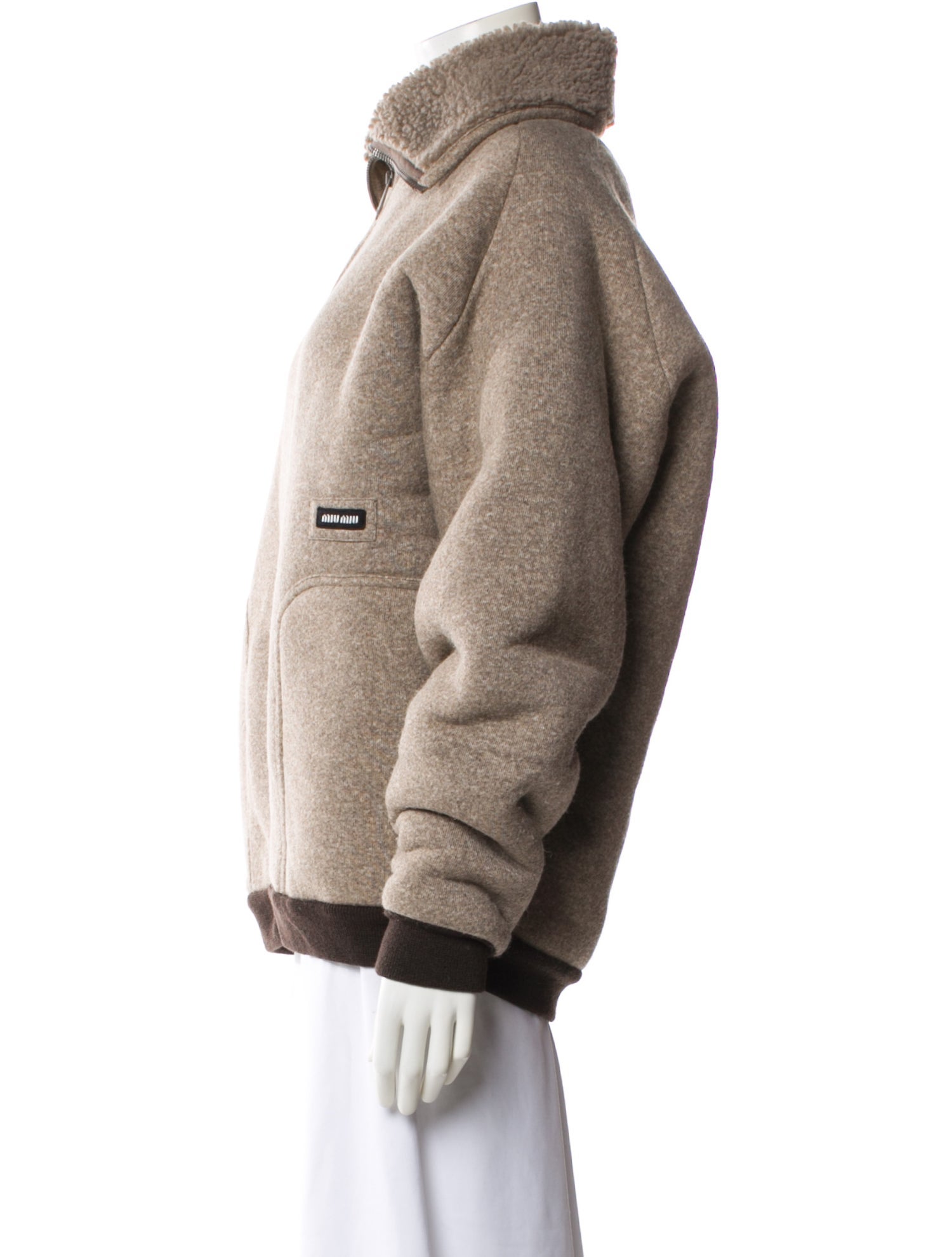 Miu Miu 2025 Fleece Faux Fur Jacket w/ Tags