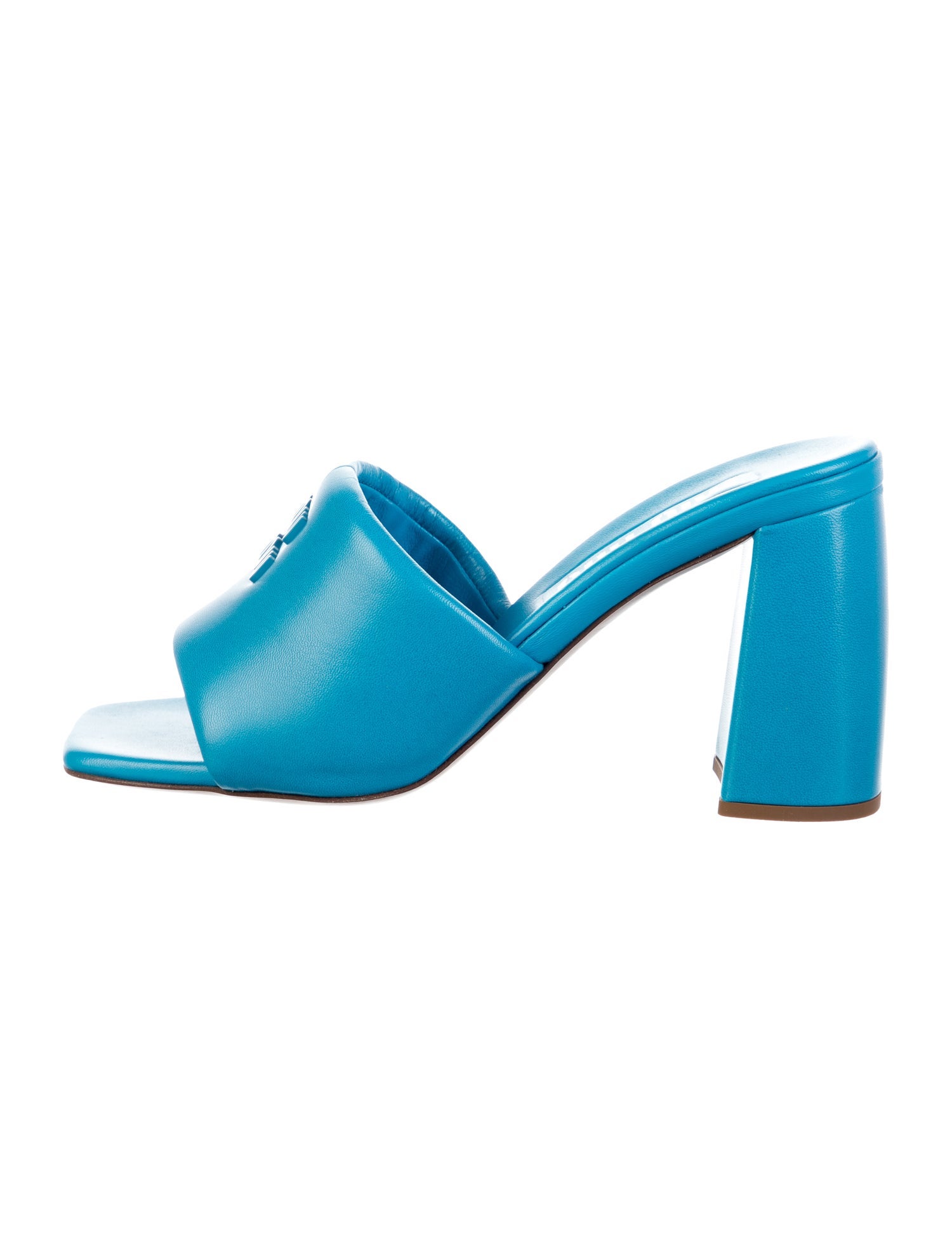 Miu Miu Leather Slides w/ Tags