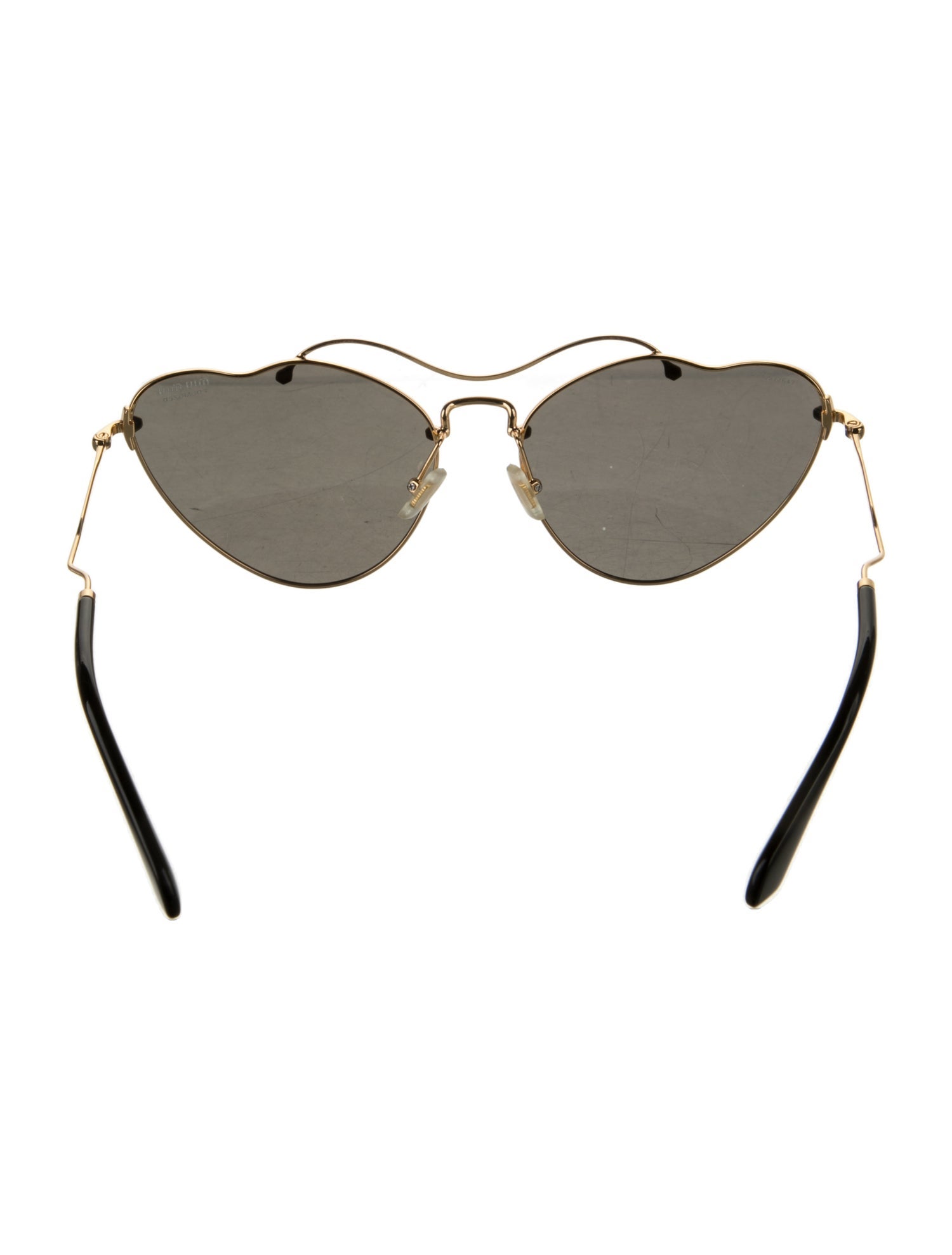 Miu Miu Heart Tinted Sunglasses