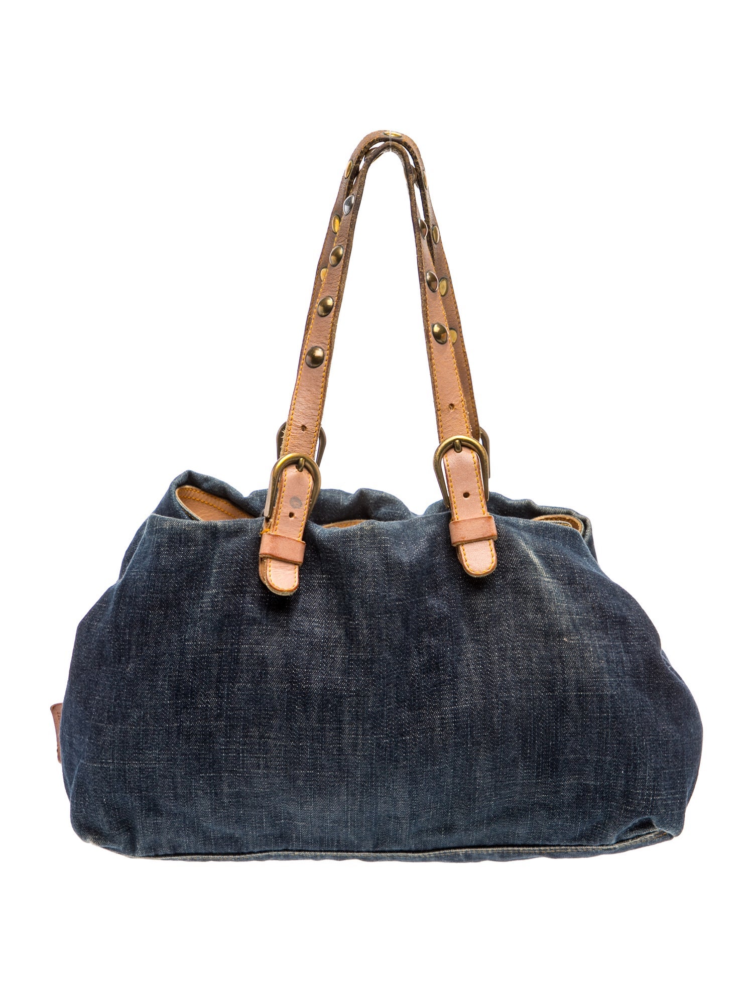 Miu Miu Denim Top Handle Bag