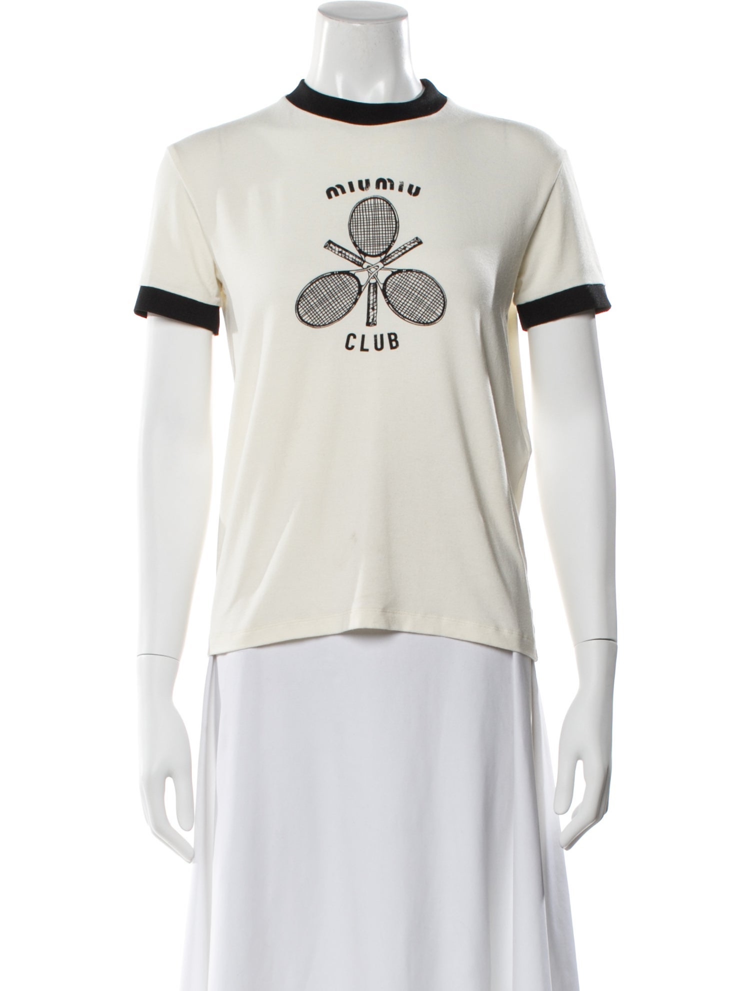 Miu Miu 2022 Graphic Print T-Shirt