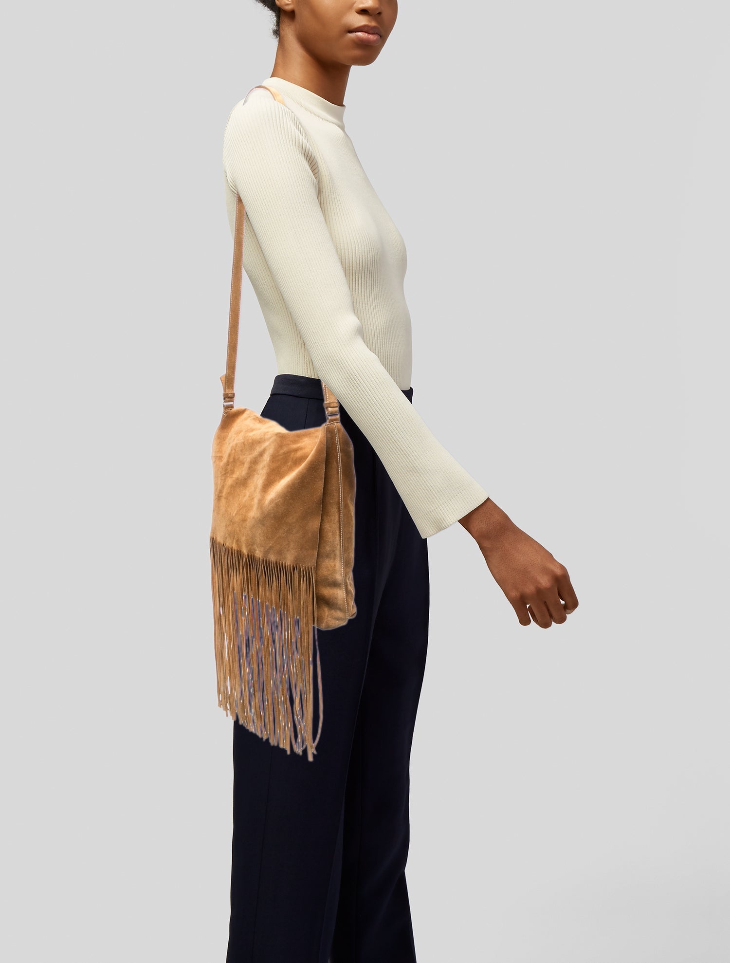 Miu Miu Suede Bucket Bag