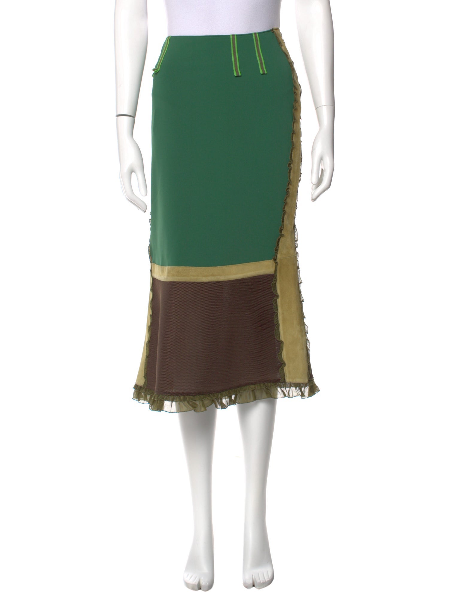 Miu Miu Vintage Midi Length Skirt