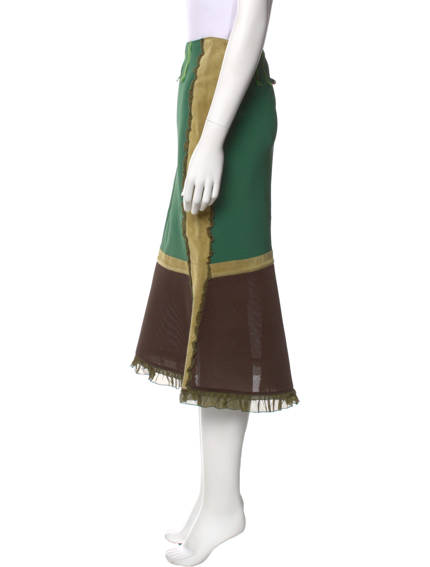 Miu Miu Vintage Midi Length Skirt