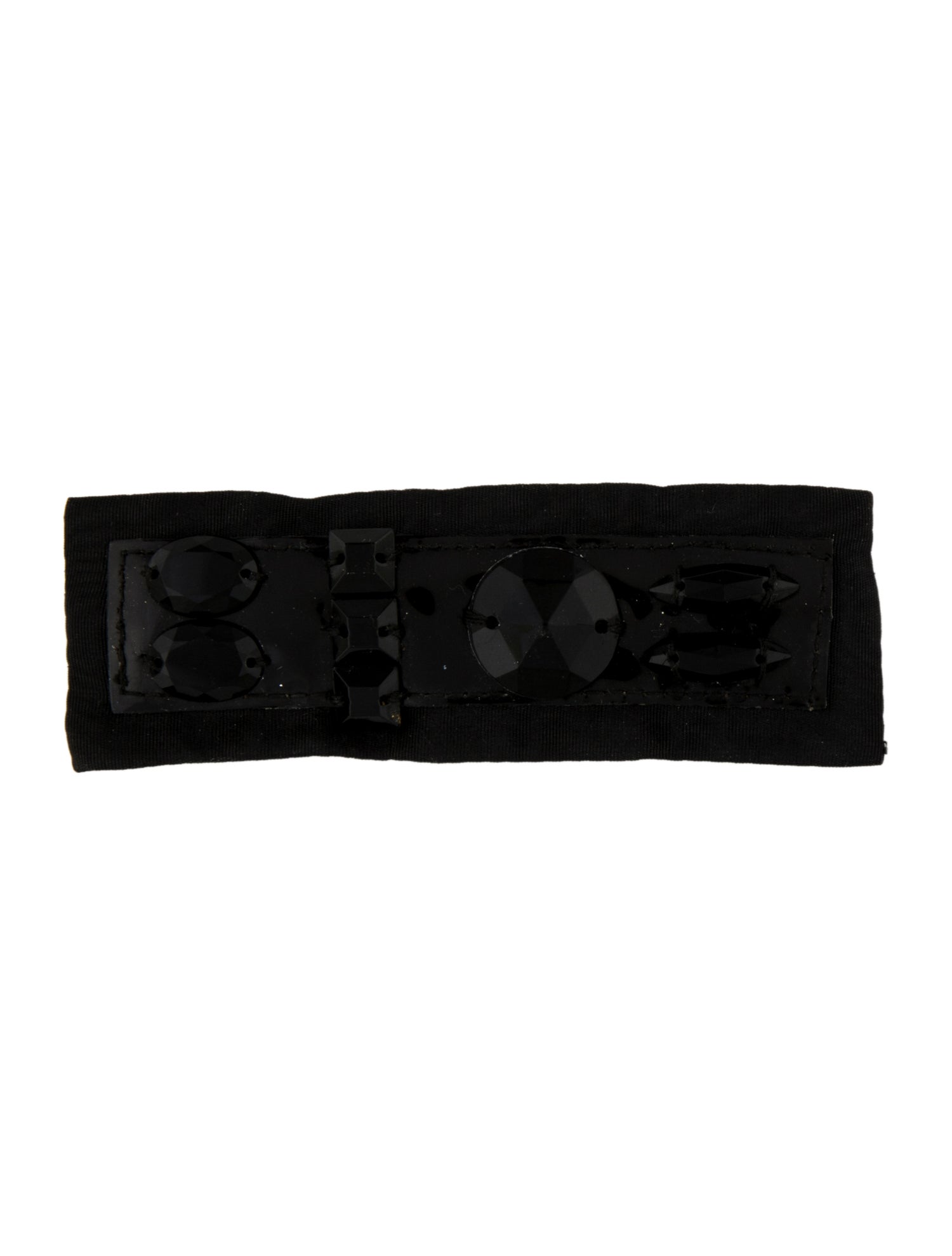 Miu Miu Fabric & Crystal Brooch