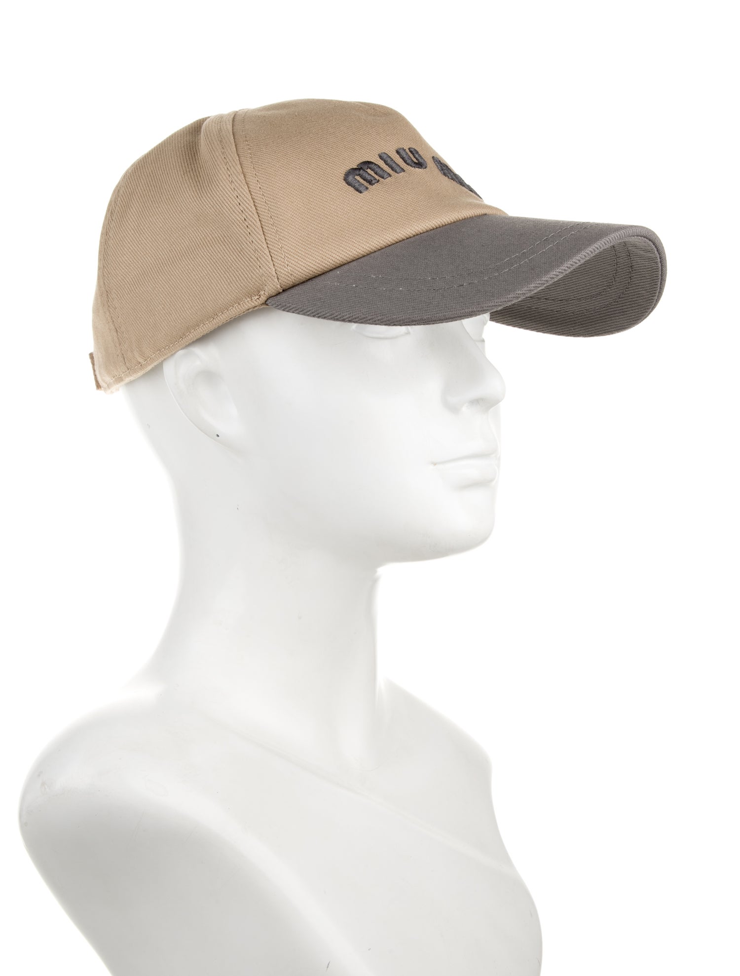 Miu Miu Logo Embroidered Baseball cap