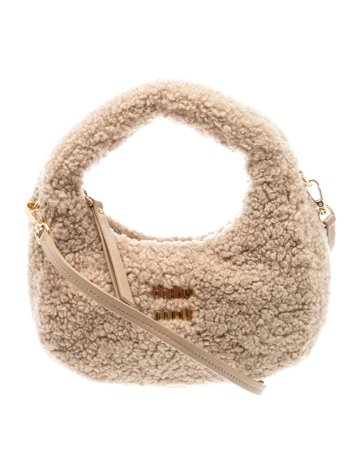 Miu Miu Shearling Wander Mini