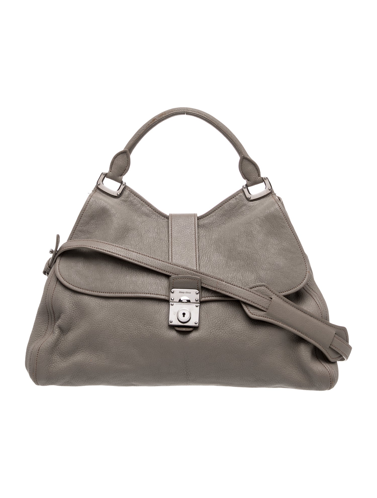 Miu Miu Goat Leather Shoulder Bag
