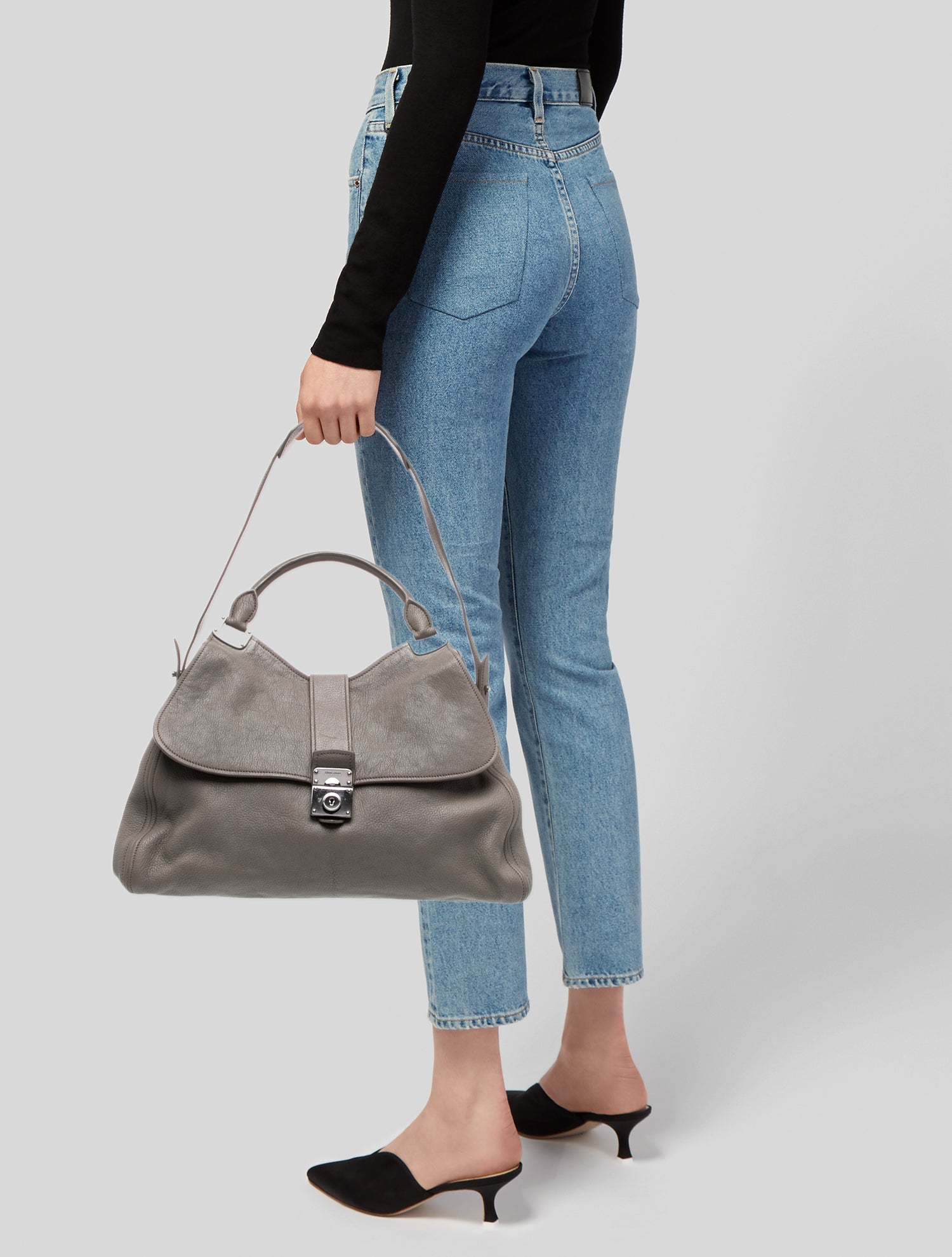 Miu Miu Goat Leather Shoulder Bag