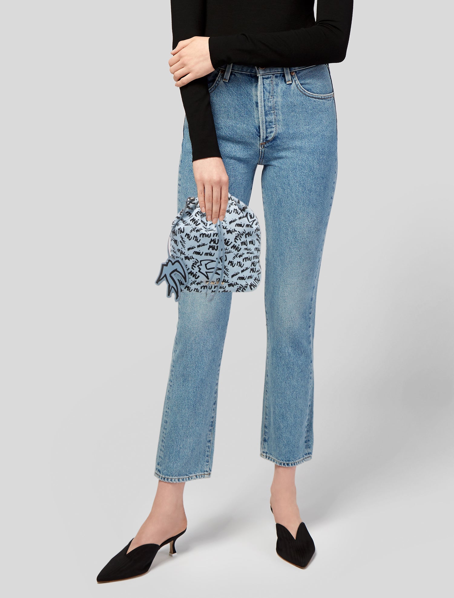 Miu Miu Canvas Pouch