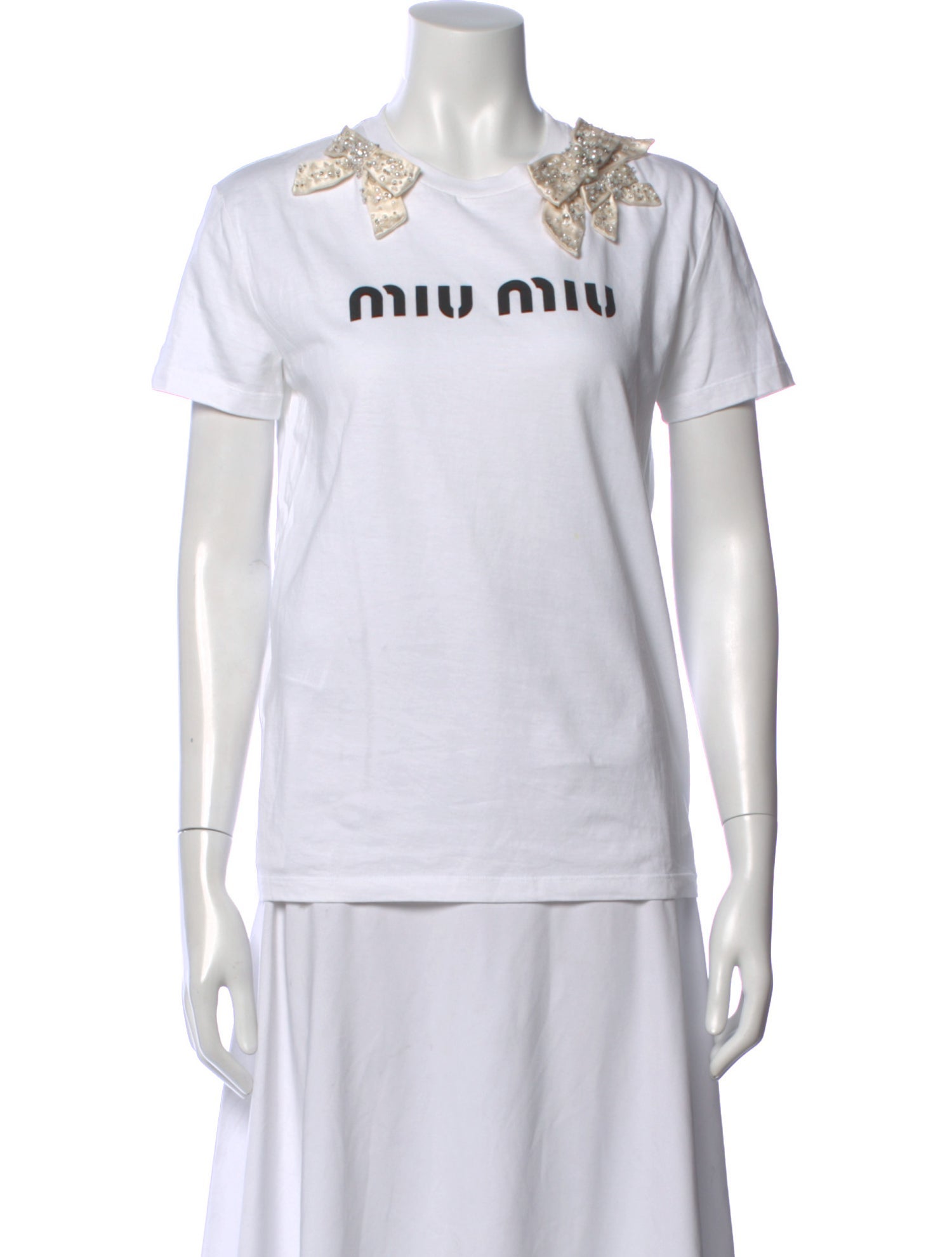 Miu Miu 2022 Crew Neck T-Shirt