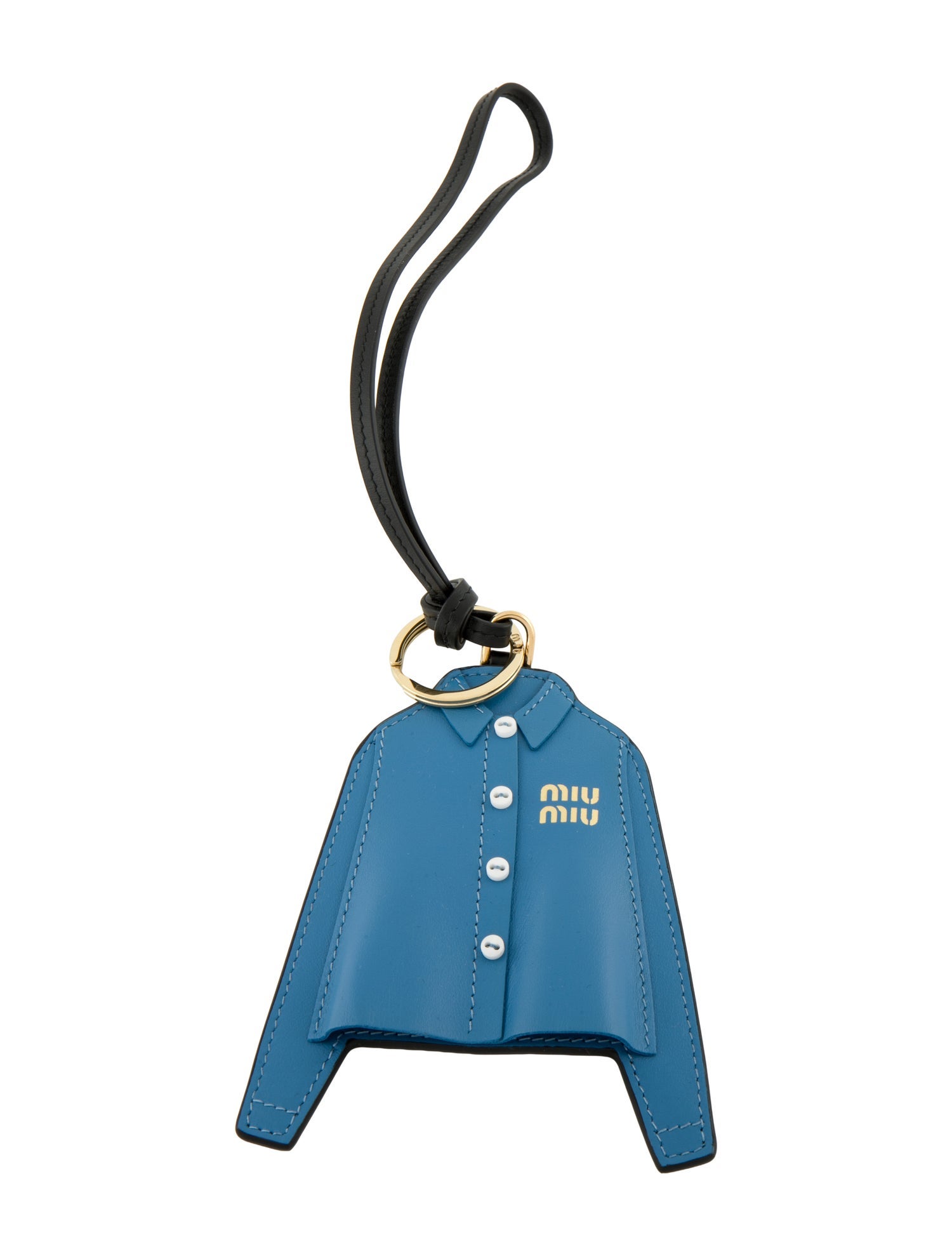 Miu Miu Leather Keychain
