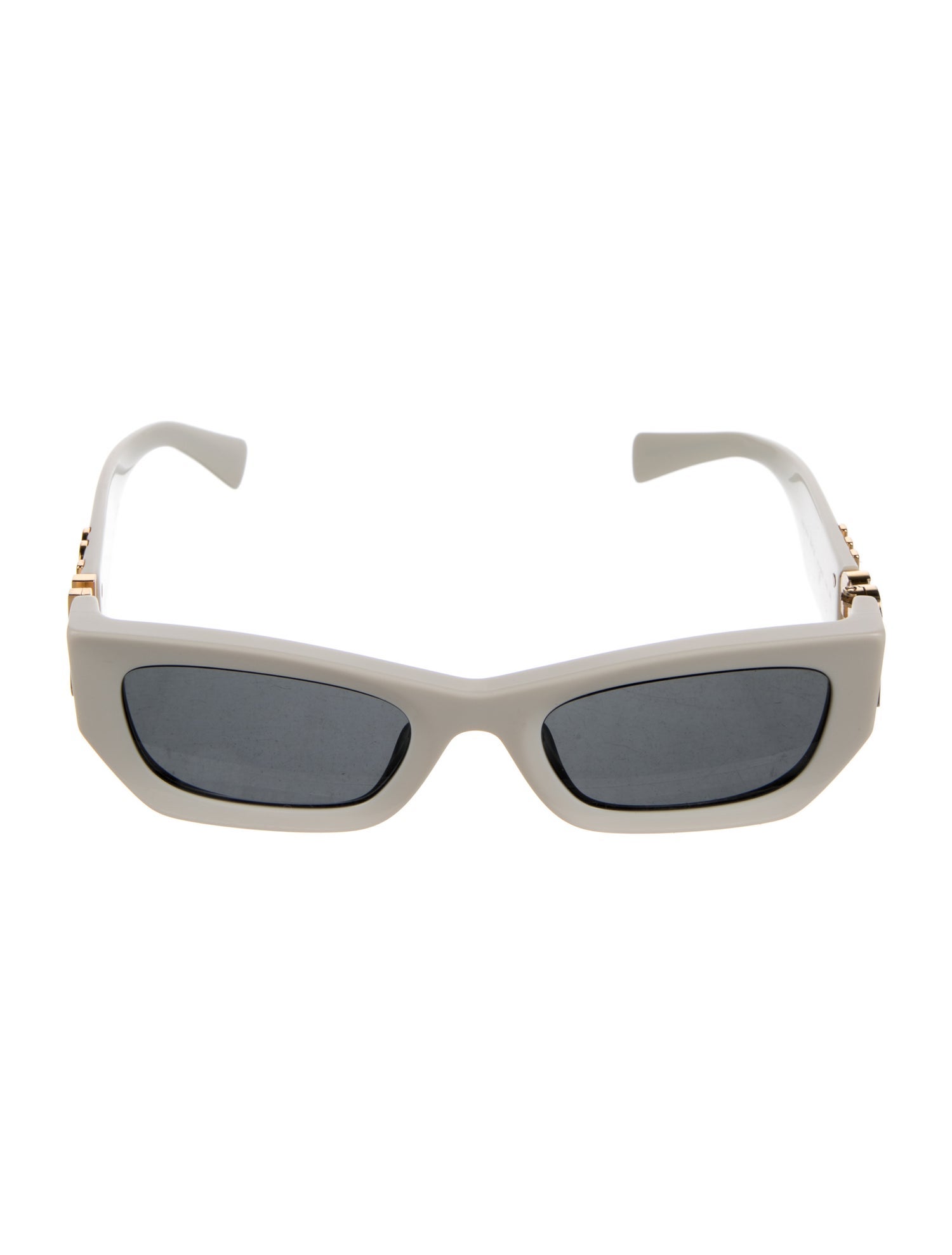 Miu Miu Narrow Tinted Sunglasses