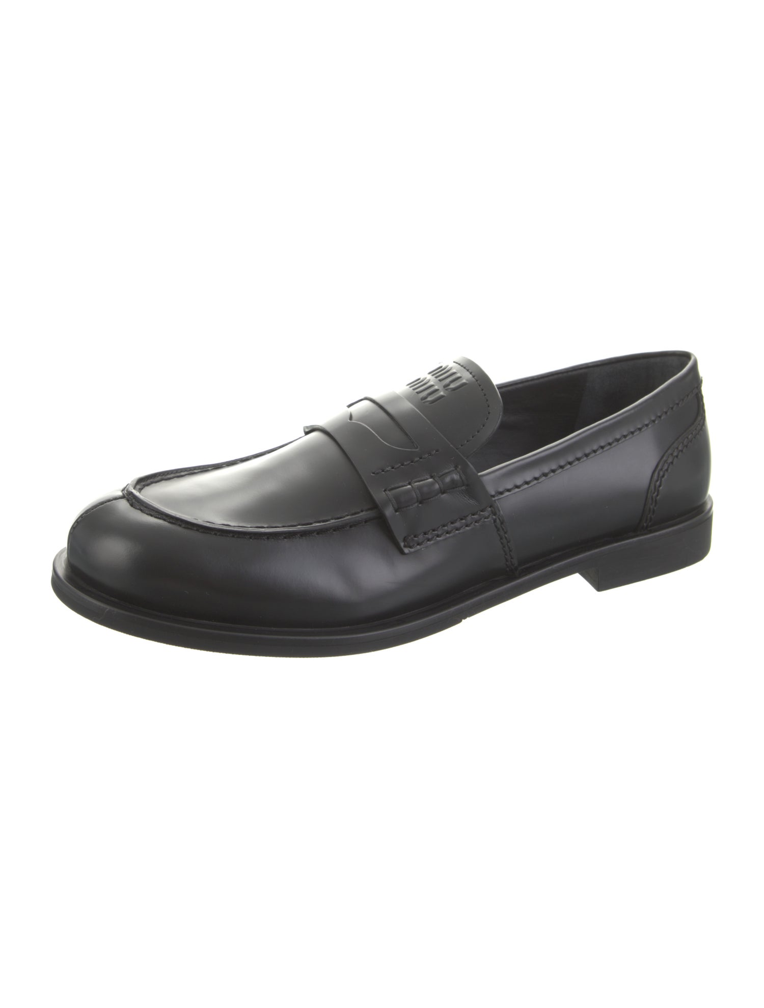 Miu Miu Penny Loafers Leather Loafers